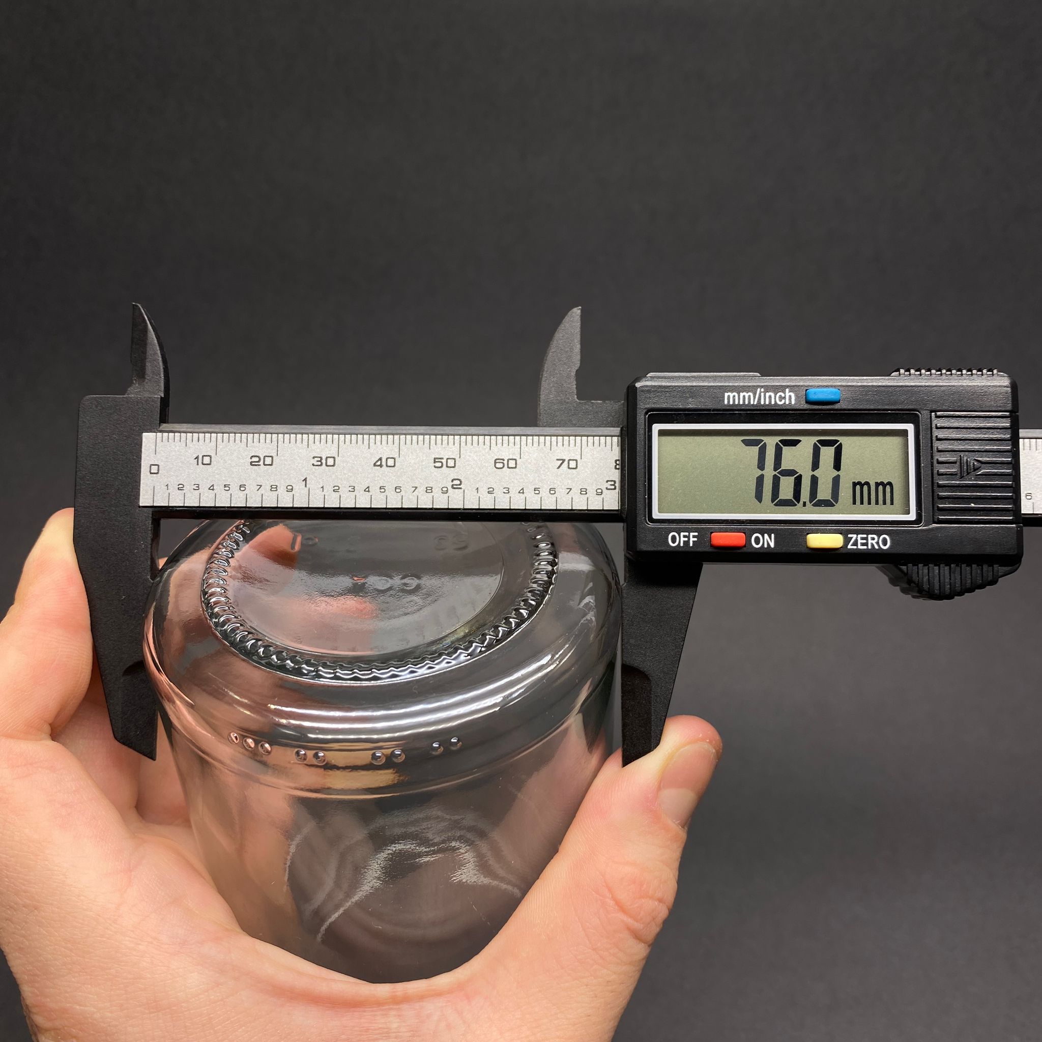 370 CC HENGSTENBERG CAM KAVANOZ - SİYAH KAPAKLI - 370 ML CAM KAVANOZ