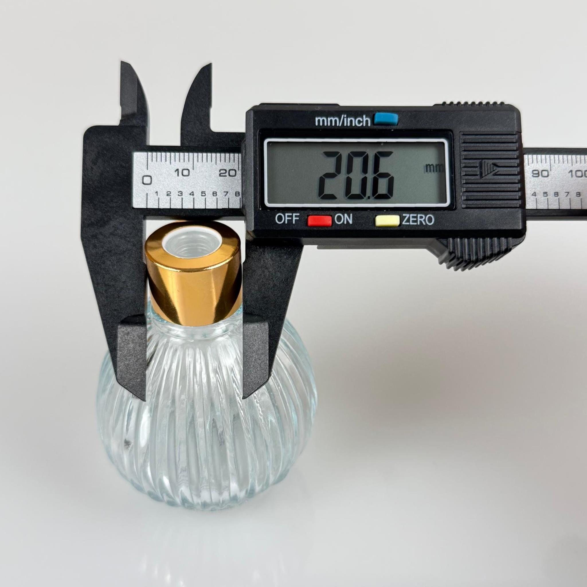 ÇİZGİLİ TOP MODEL CAM BAMBU ODA KOKUSU ŞİŞESİ + METAL GOLD KAPAK + TIPA + KALIN BEYAZ FİBER BAMBU ÇUBUK - 50 ML SET TAKIM - HEDİYELİK PROMOSYON DİFFUSER ŞİŞELERİ