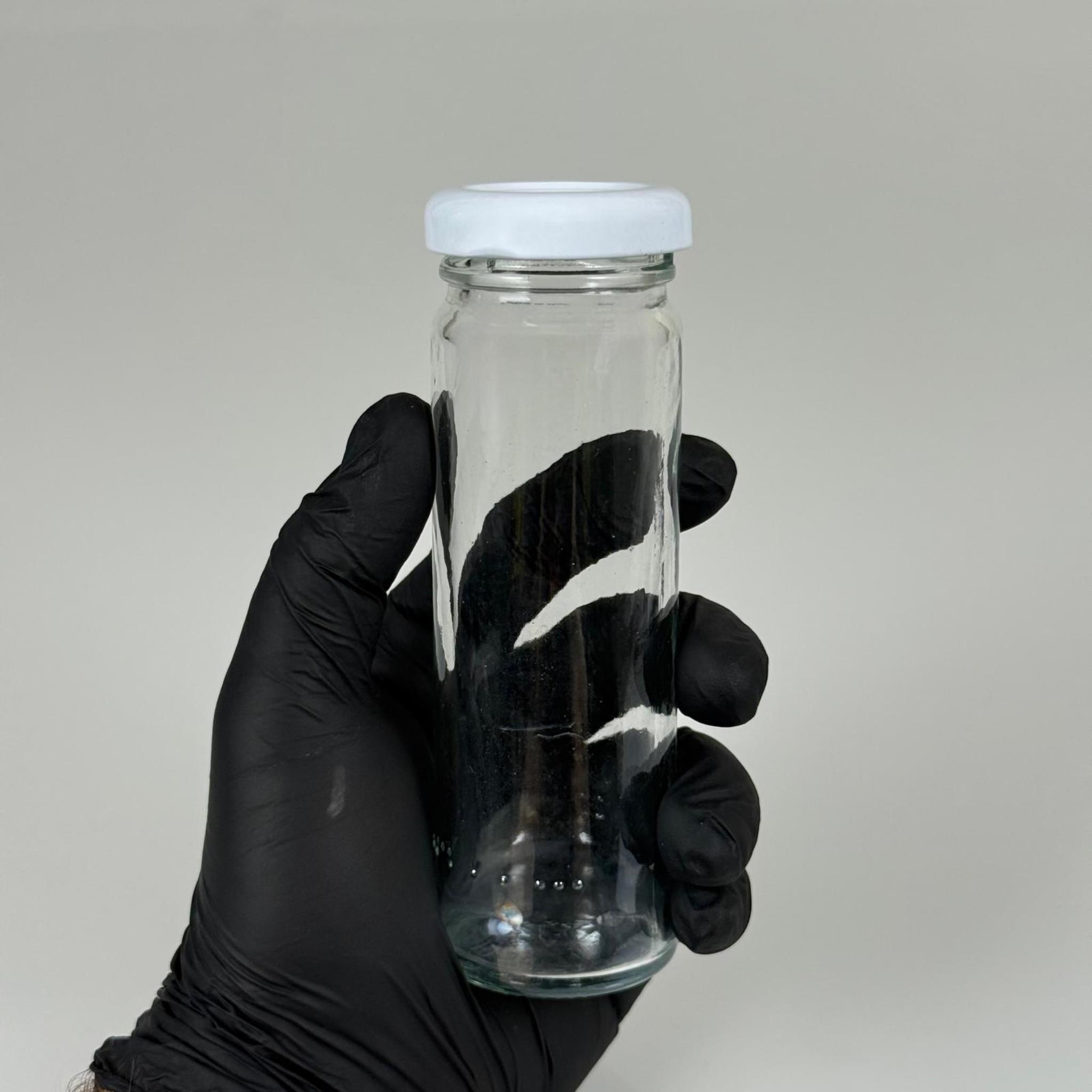 105 CC UZUN CAM KAVANOZ - BEYAZ METAL KAPAKLI - 105 ML UZUN KAVANOZ ŞİŞECAM ÜRÜN KODU: 140111