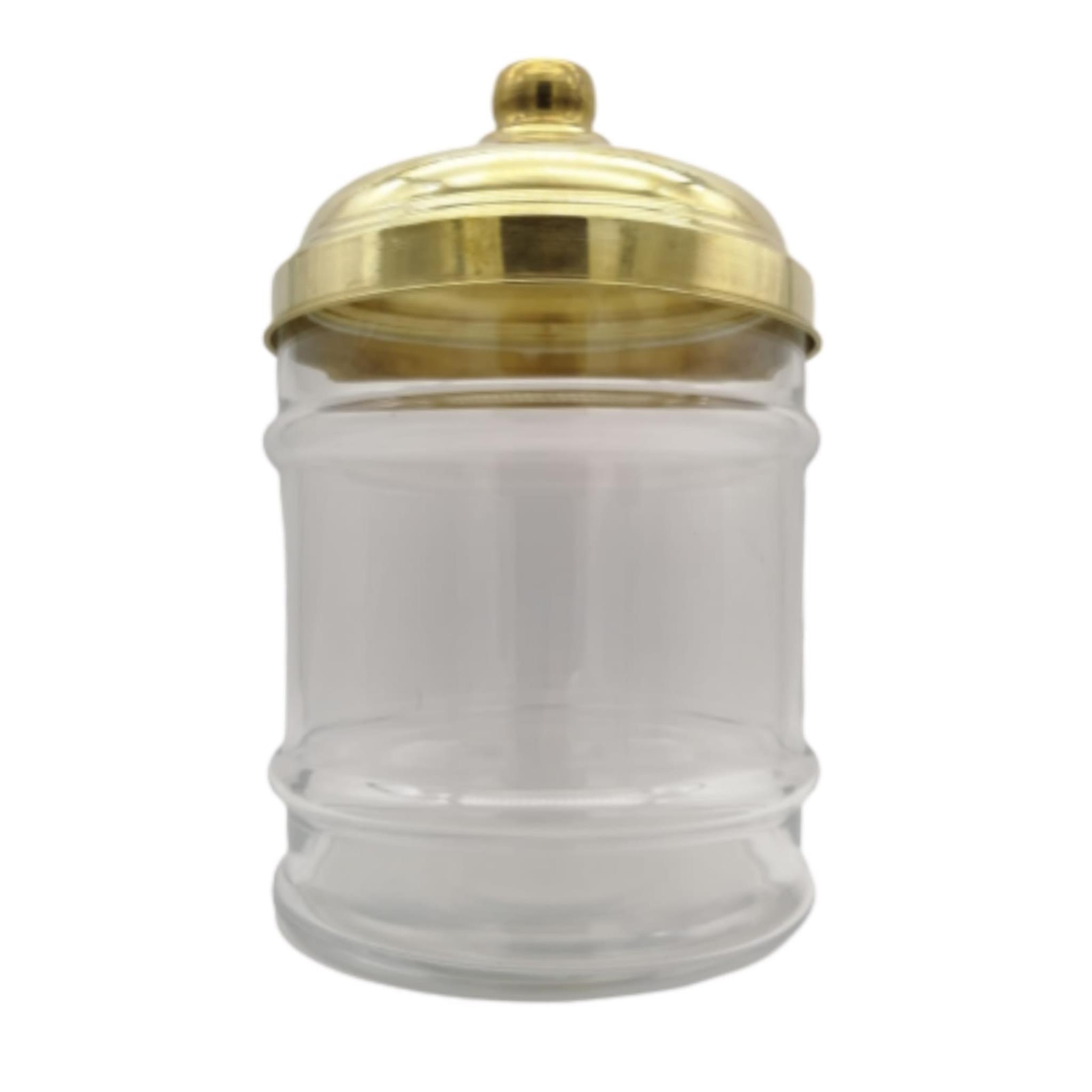 PİRİNÇ KAPAKLI SİLİNDİRİK FANUS 3 LİTRE