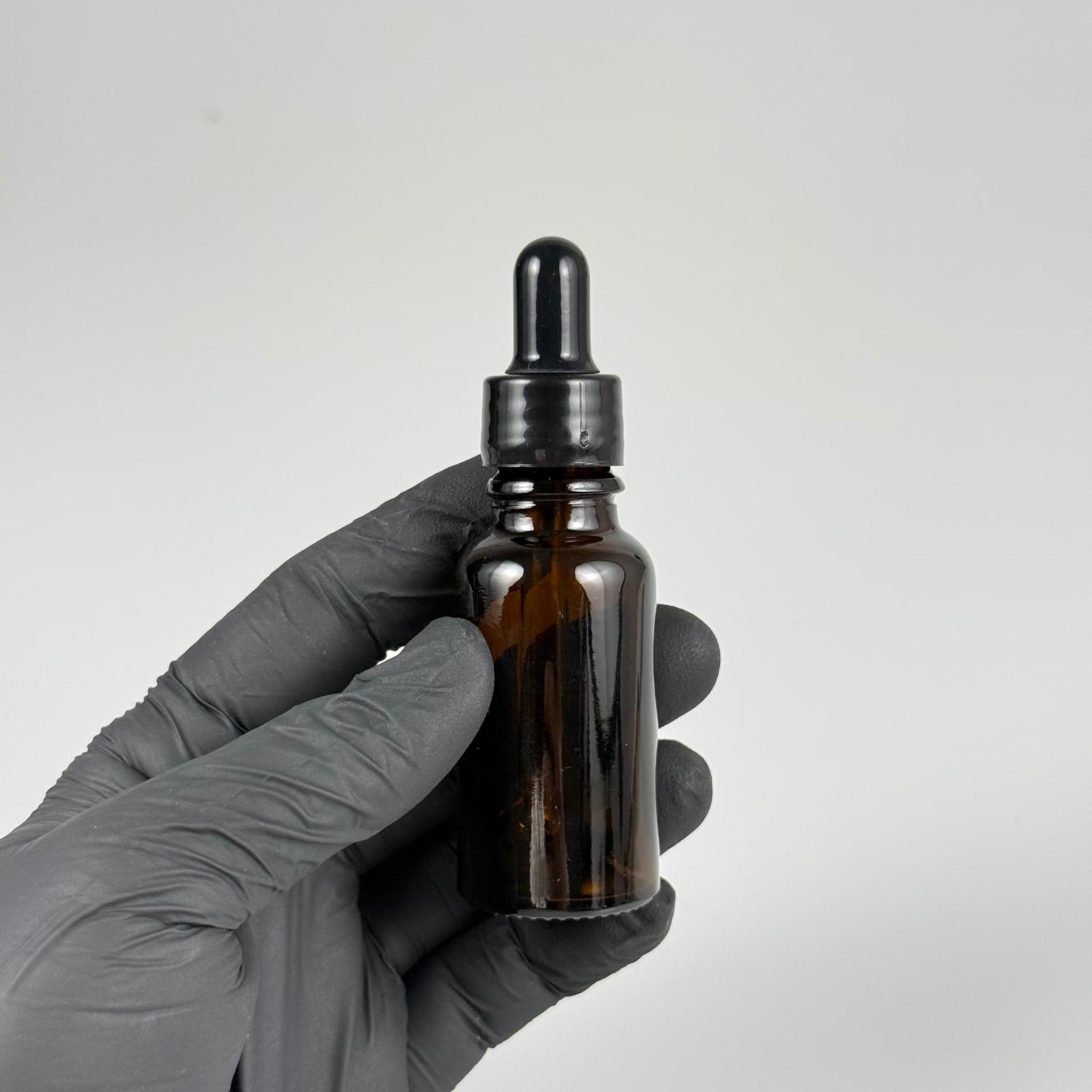 20 CC AMBER CAM DAMLALIKLI ŞİŞE - SİYAH EMZİK + SİYAH DÜZ KAPAK + CAM PİPET TAKIM - 20 ML KAHVERENGİ DAMLALIKLI ŞİŞE SETİ