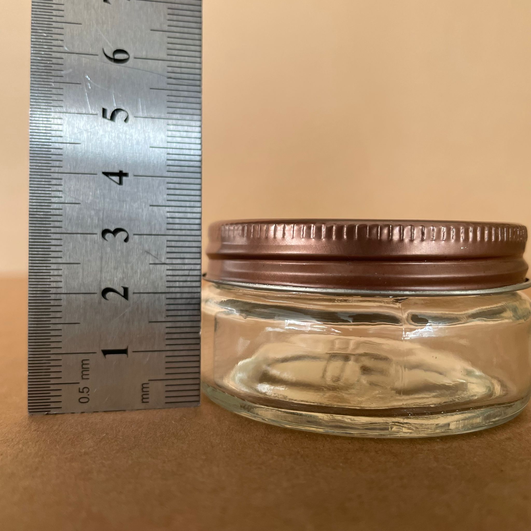 50 CC CAM KREM KAVANOZU - BRONZ SİYAH METAL KAPAKLI - 50 ML PAŞABAHÇE CAM KREM KAVANOZU - PAŞABAHÇE MUM KAVANOZLARI