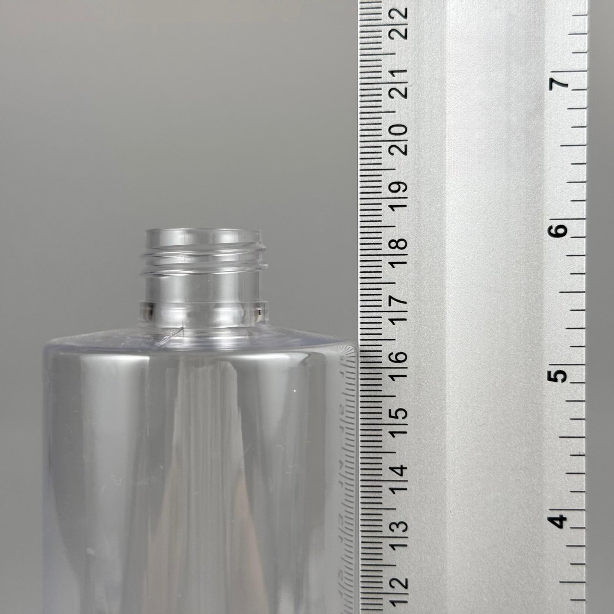 400 CC KÜT BOYUNLU SİLİNDİR PET ŞİŞE (30 GR) - KAPAKSIZ 24 AĞIZ - 400 ML PLASTİK ŞİŞE - ŞEFFAF