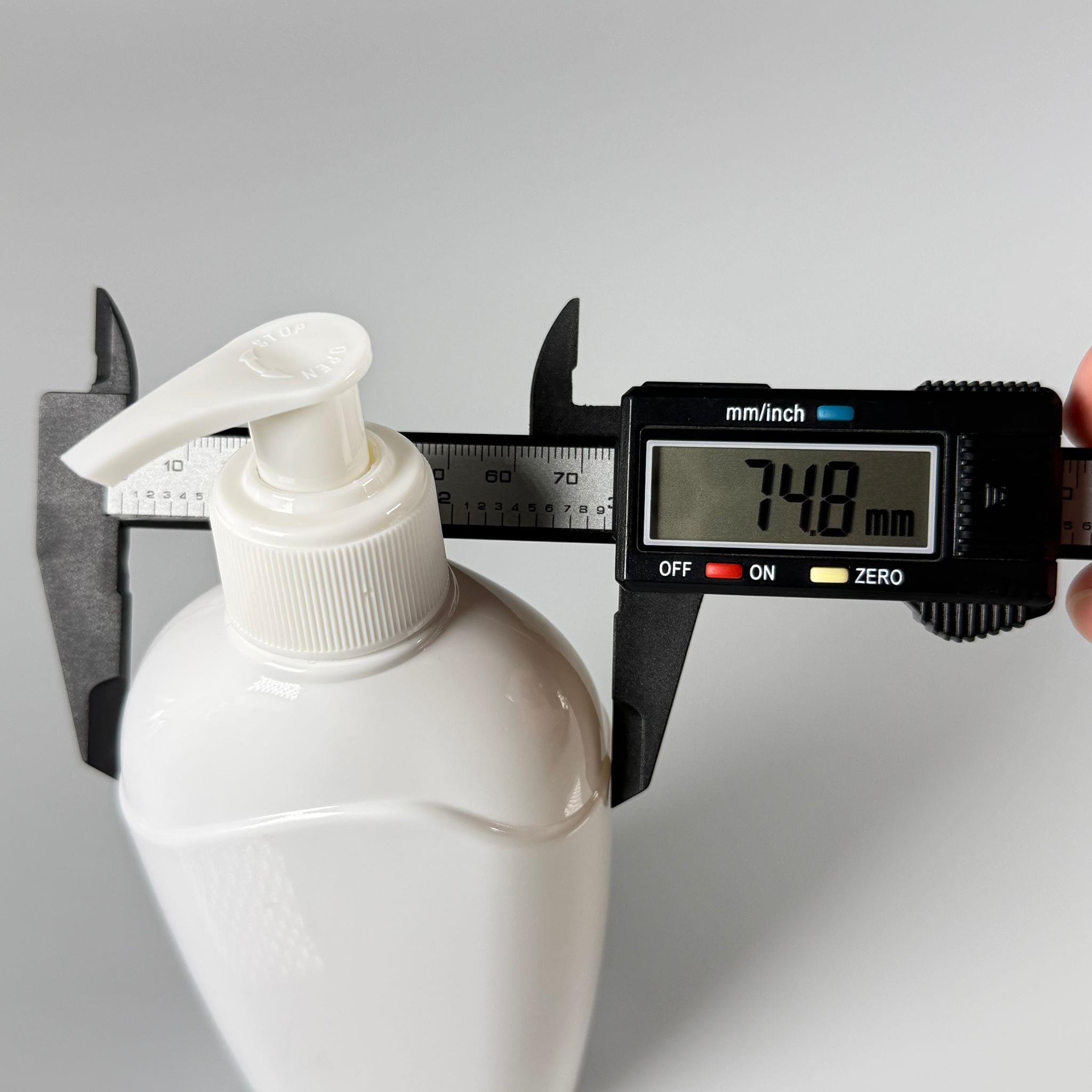 250 CC YASSI TOMBUL BEYAZ ŞAMPUAN ŞİŞESİ BEYAZ POMPALI  - 250 ML BOŞ ŞAMPUAN ŞİŞESİ