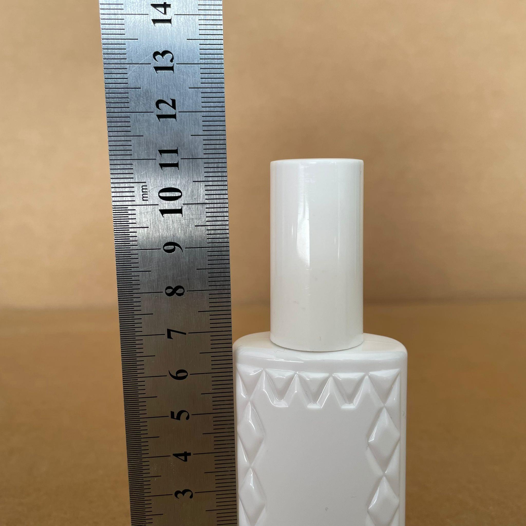50 CC BEYAZ PET KÖŞELİ PARFÜM ŞİŞESİ - BEYAZ SPREYLİ - BEYAZ KORUMA KAPAKLI - 50 ML PLASTİK PARFÜM - KOLONYA ŞİŞESİ