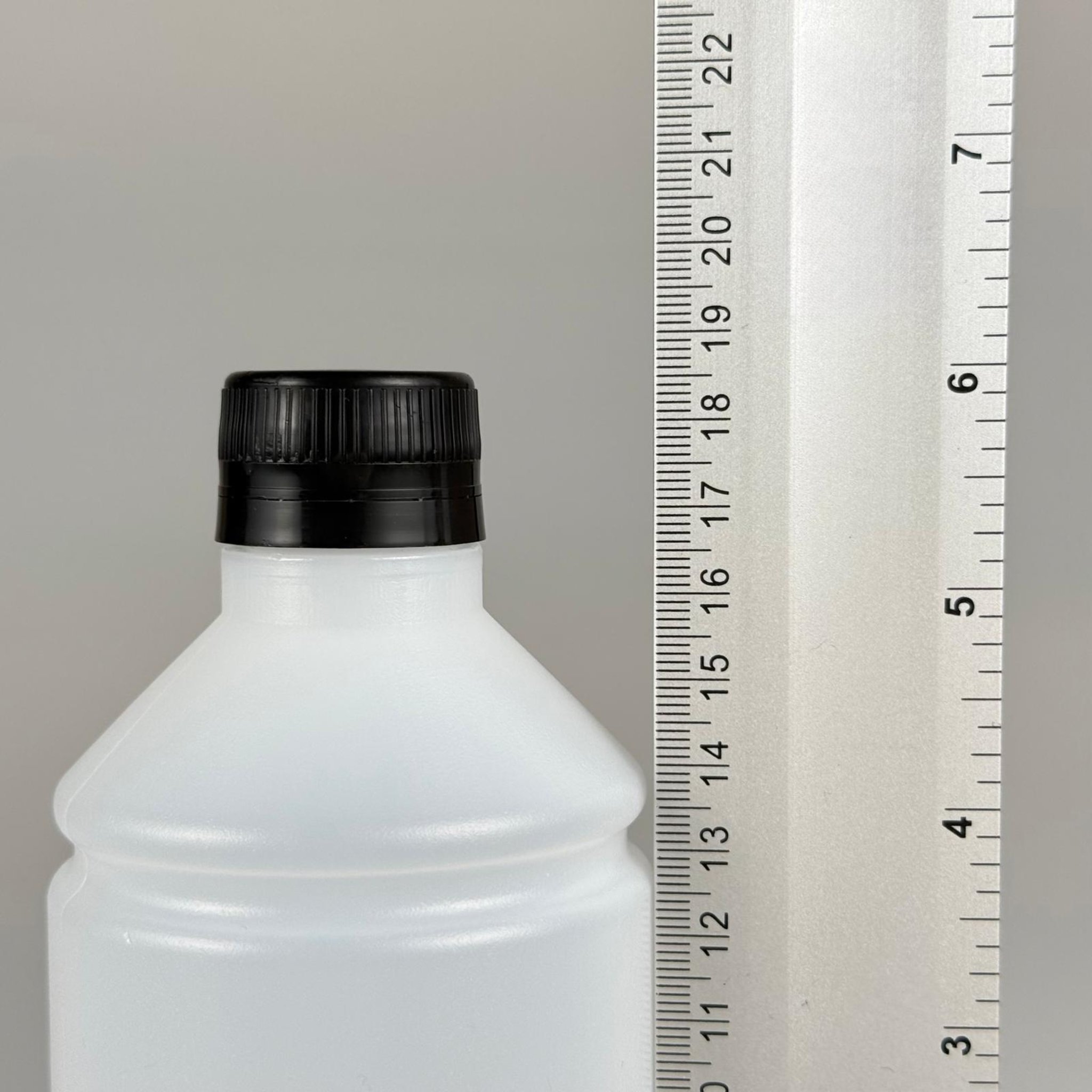 500 CC TİNER ŞİŞESİ - SİYAH KİLİTLİ KAPAKLI - 500 ML KİMYASALA DAYANIKLI PLASTİK ŞİŞE - 0,5 LT POLİETİLEN ŞİŞE