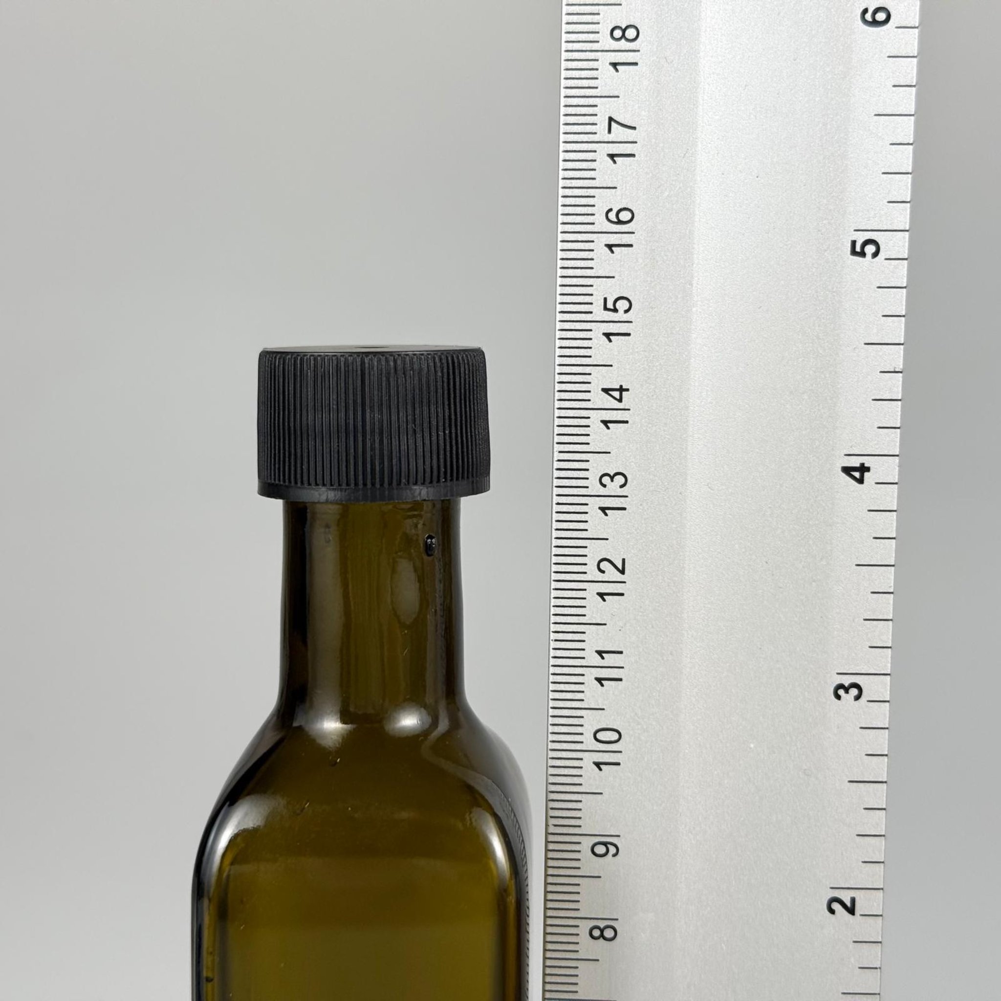 100 CC YEŞİL MARASKA CAM ŞİŞE - SİYAH KAPAKLI + SIZDIRMAZ KÖR TIPALI - 100 ML KÖŞELİ KARE CAM ŞİŞE
