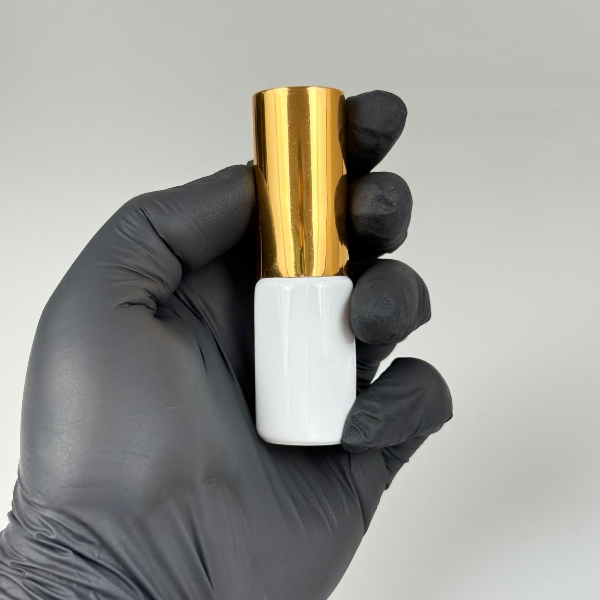 10 ML PET KOLONYA, PARFÜM VB ŞİŞELERİ - METAL ALÜMİNYUM GOLD KAPAK + VİDALI SPREY + 10 CC BEYAZ SHOT ŞİŞE SET TAKIM