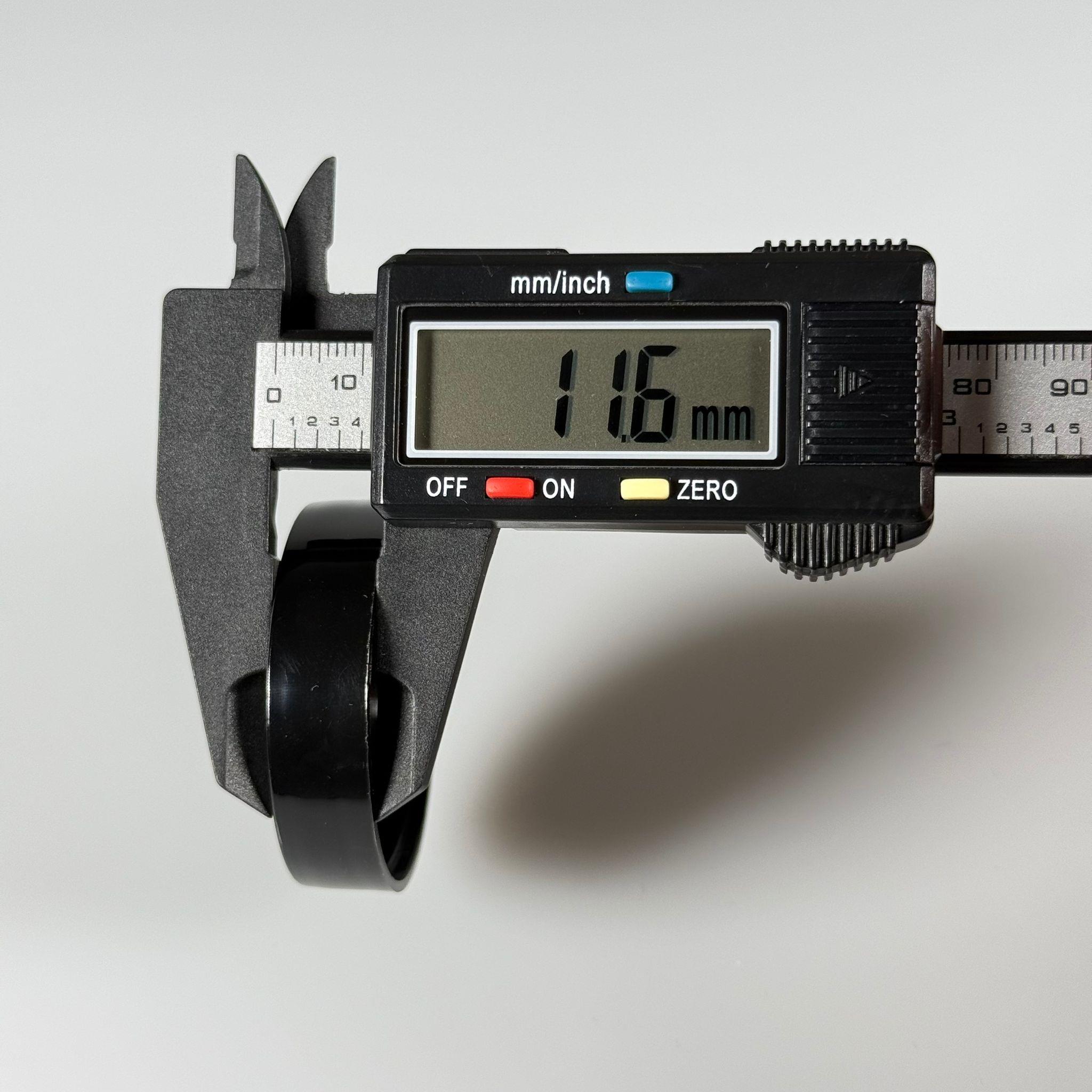 45 MM KAPAK - VİDALI - SİYAH