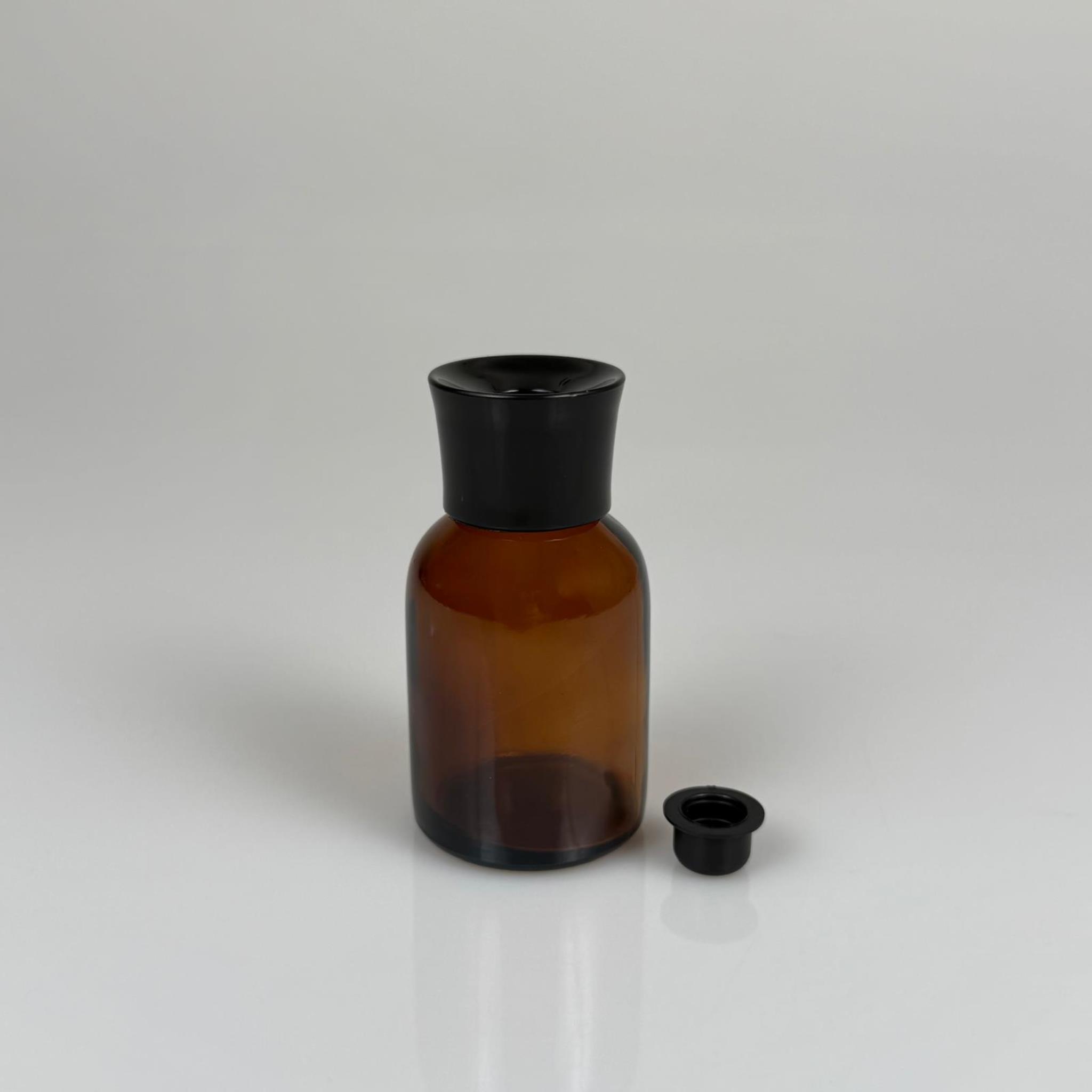 50 CC AMBER CAM BAMBU ODA KOKUSU ŞİŞESİ - 50 ML ÇUBUKLU BAMBU ODA KOKUSU ŞİŞESİ - DİFÜZÖR ŞİŞE- CAM ŞİŞE + SİYAH LÜX KAPAK + SİYAH TIPA