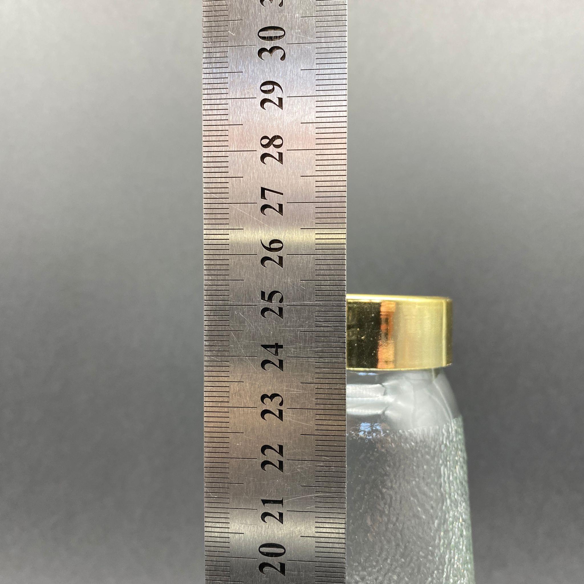 1000 CC CAM MEYVE SUYU ŞİŞESİ - PLASTİK GOLD KAPLAMALI KAPAKLI - 1 LİTRE CAM MEYVE SUYU ŞİŞESİ