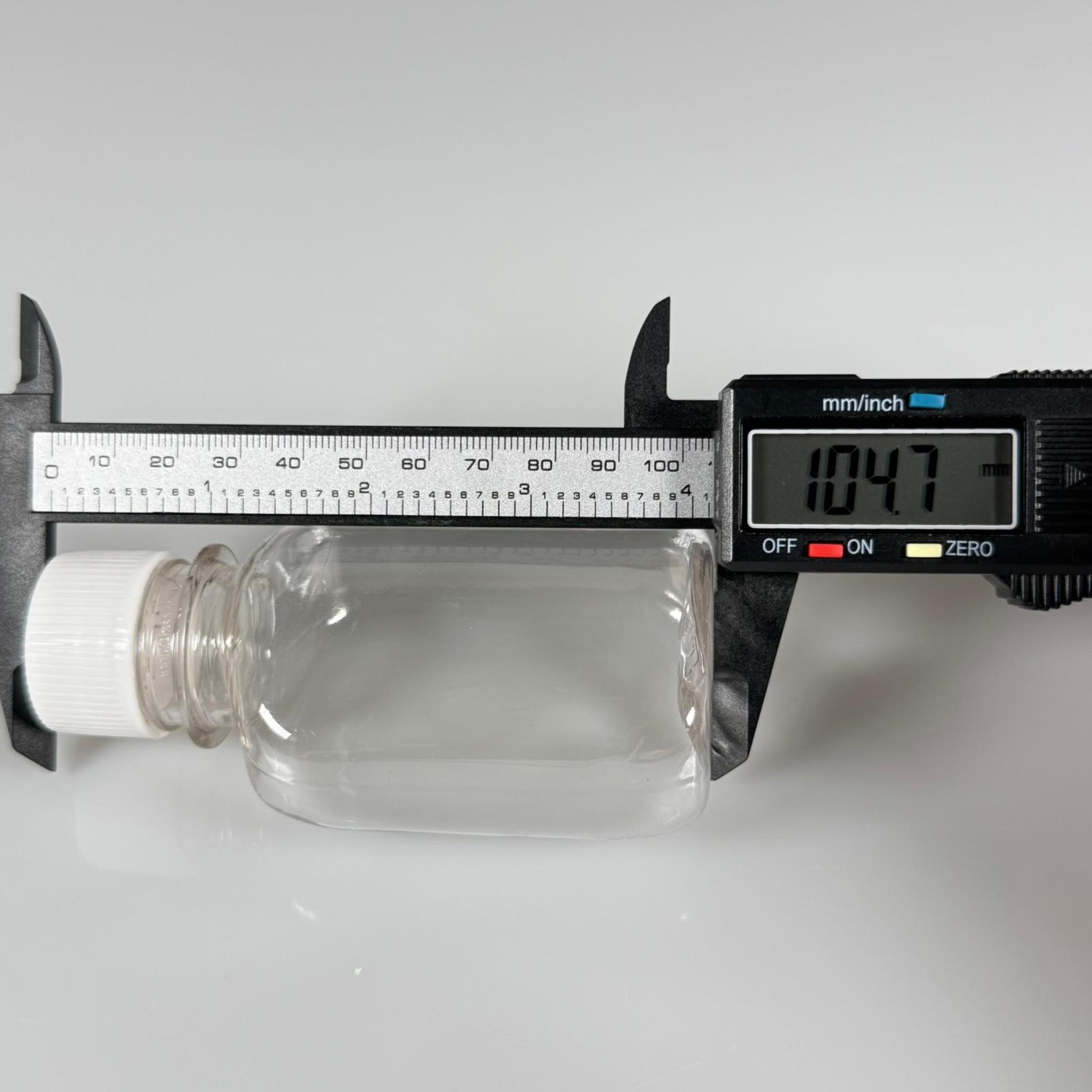 100 ML YASSI KAPAKLI KOLONYA TIPALI PET ŞİŞE - 100 CC CONTALI BEYAZ KAPAKLI PLASTİK ŞİŞE