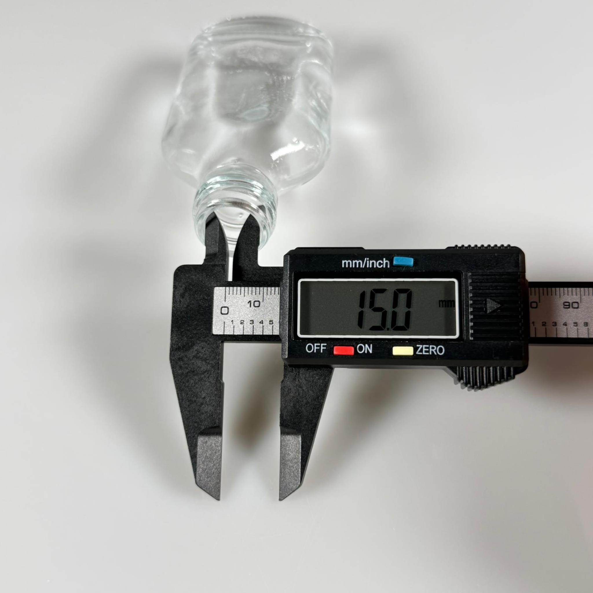 50 CC YASSI CAM COLD BREW ŞİŞE - SOĞUK KAHVE ŞİŞESİ -  KAPAKSIZ (24 AĞIZ) - 50 ML YASSI CAM ŞİŞE