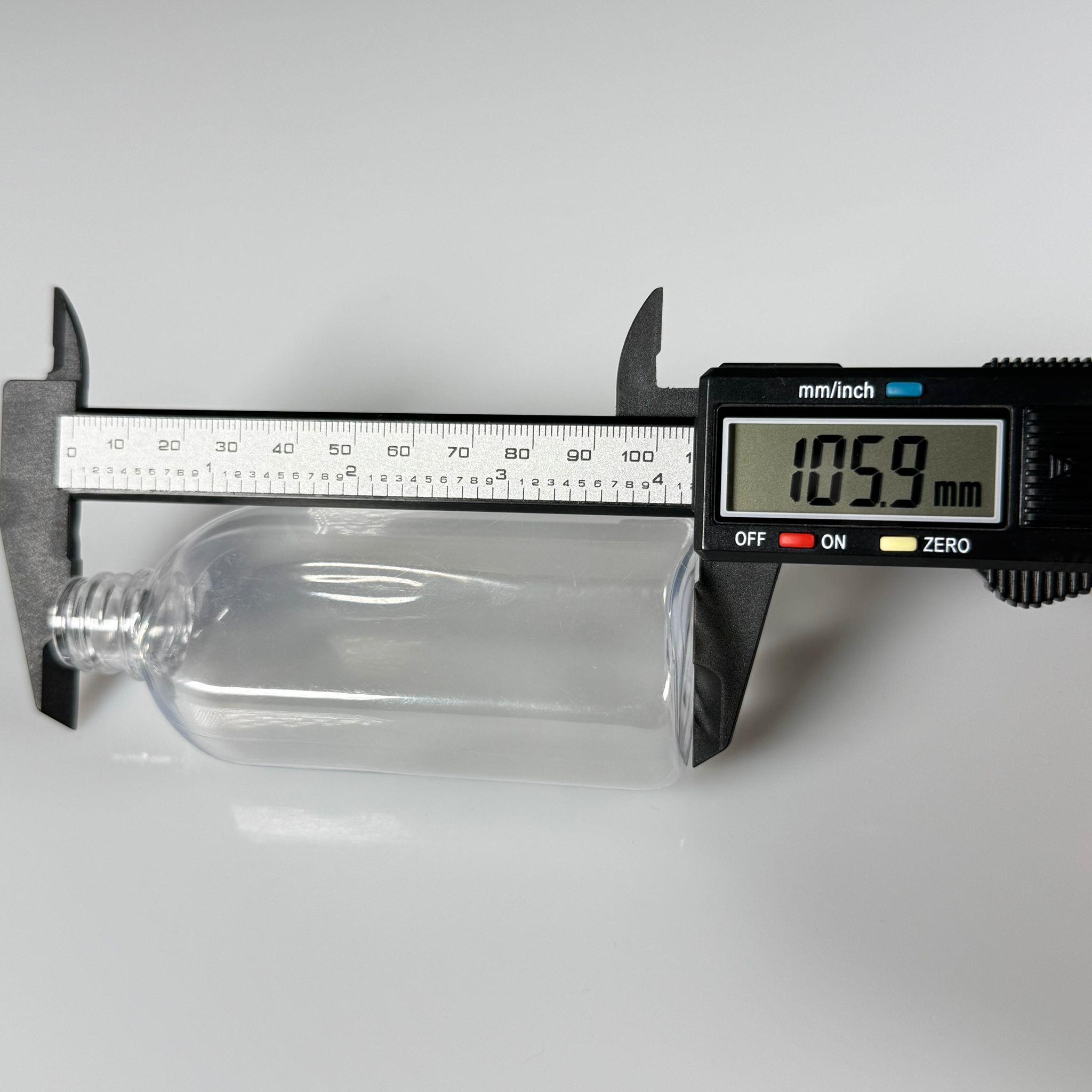 80 CC ŞEFFAF YASSI MODEL PET ŞİŞE KAPAKSIZ (18 AĞIZ)