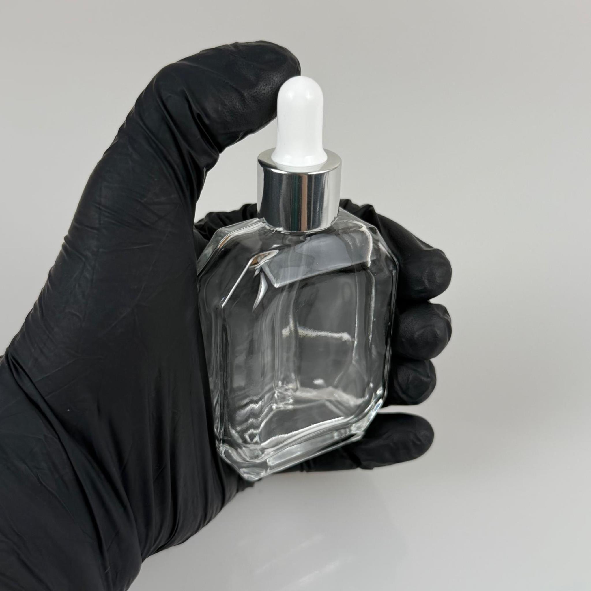 50 CC KAZABLANKA CAM ŞİŞE + BEYAZ GÜMÜŞ CAM DAMLALIKLI TAKIM - 50 ML HEDİYELİK CAM KOLONYA ŞİŞESİ - DÜĞÜN, NİŞAN, SÖZ, KINA, CENAZE, PROMOSYON İÇİN HEDİYELİK KOLONYA ŞİŞELERİ