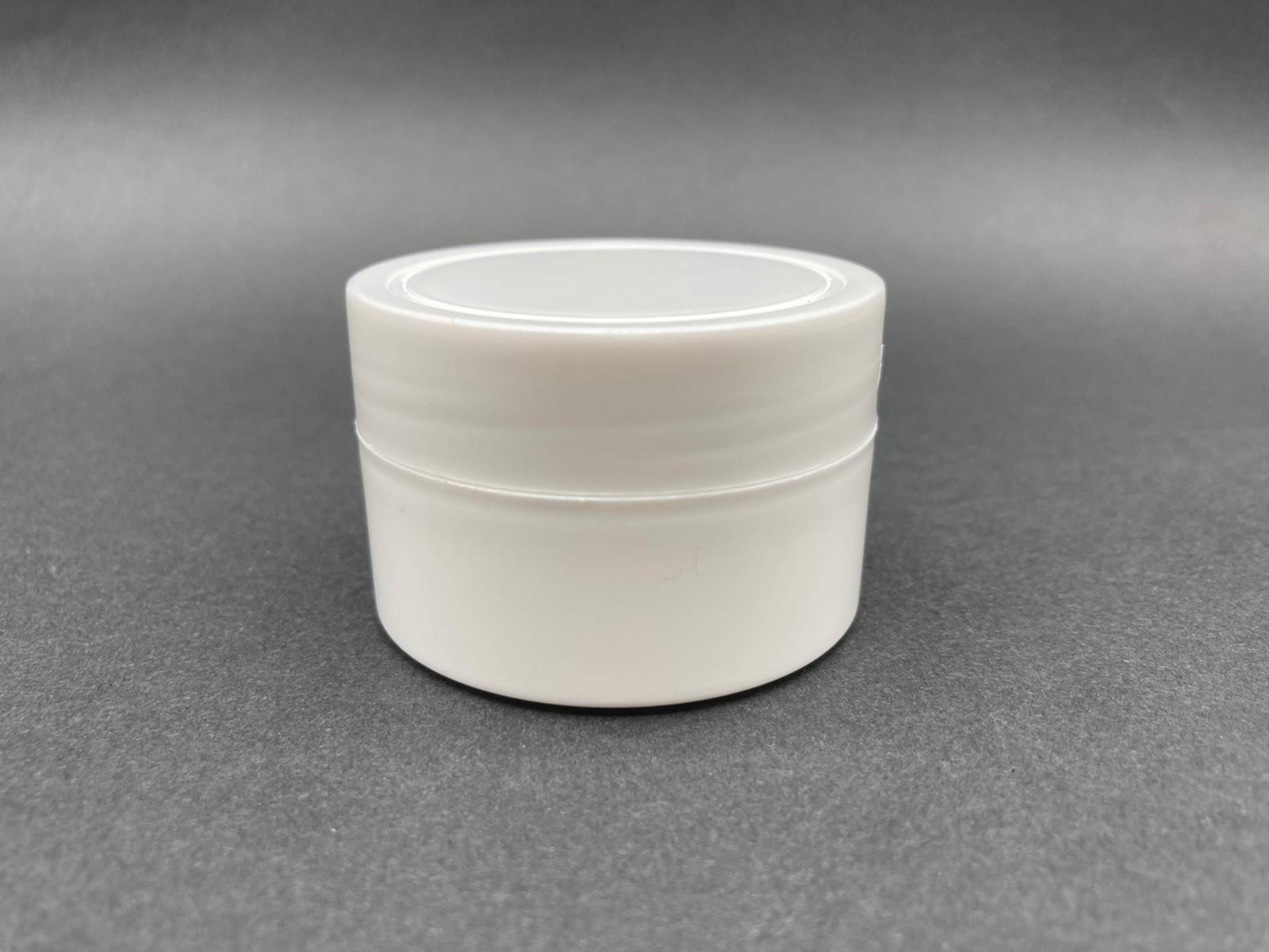 50 CC SİLİNDİR MODEL BEYAZ KREM KAVANOZU KAPAKLI - 50 ML POMAT KUTUSU