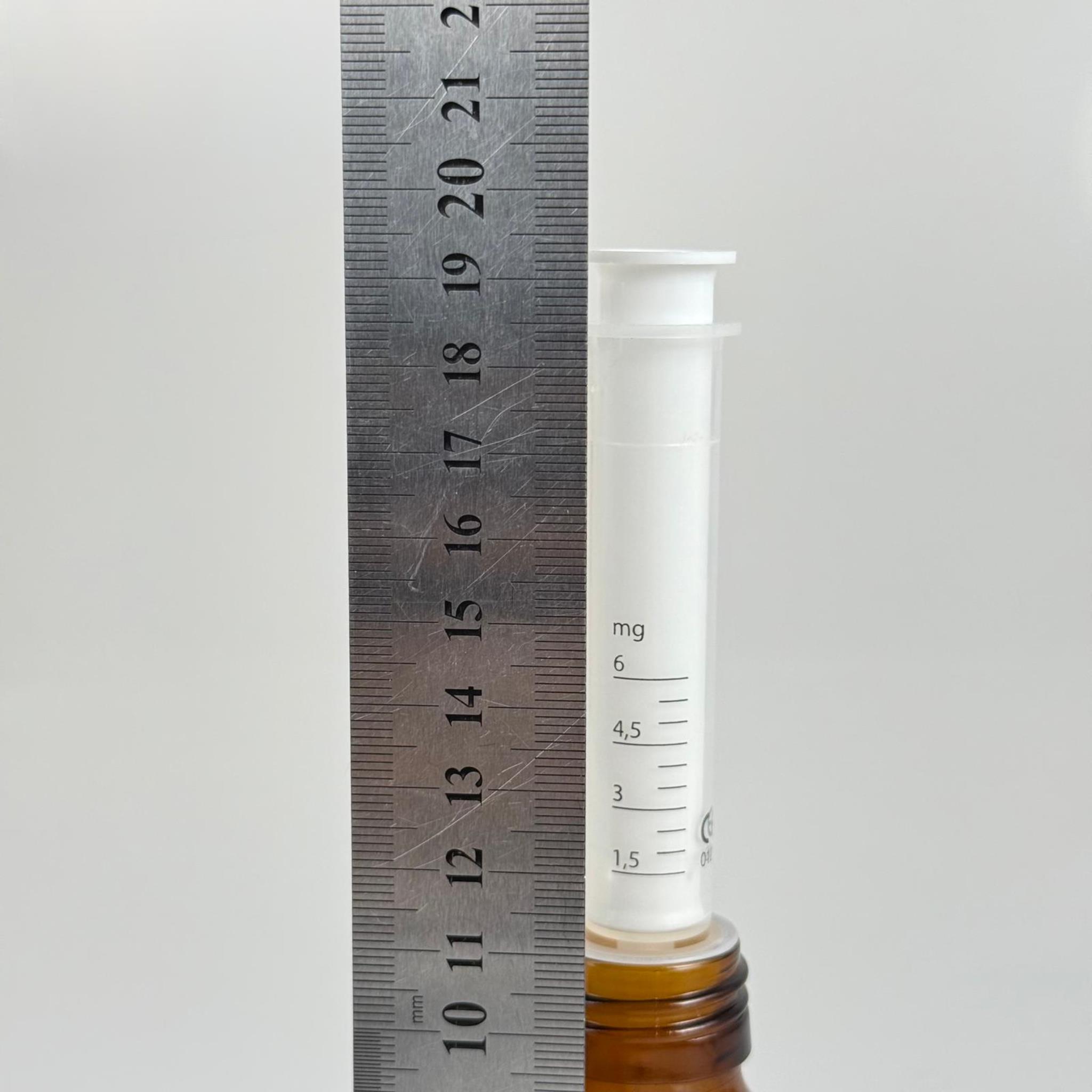 100 ML CAM ECZA ŞİŞESİ + 6 ML DOZAJ PİPETİ + DOZAJ TIPASI + CONTALI PLASTİK KAPAK TAKIM