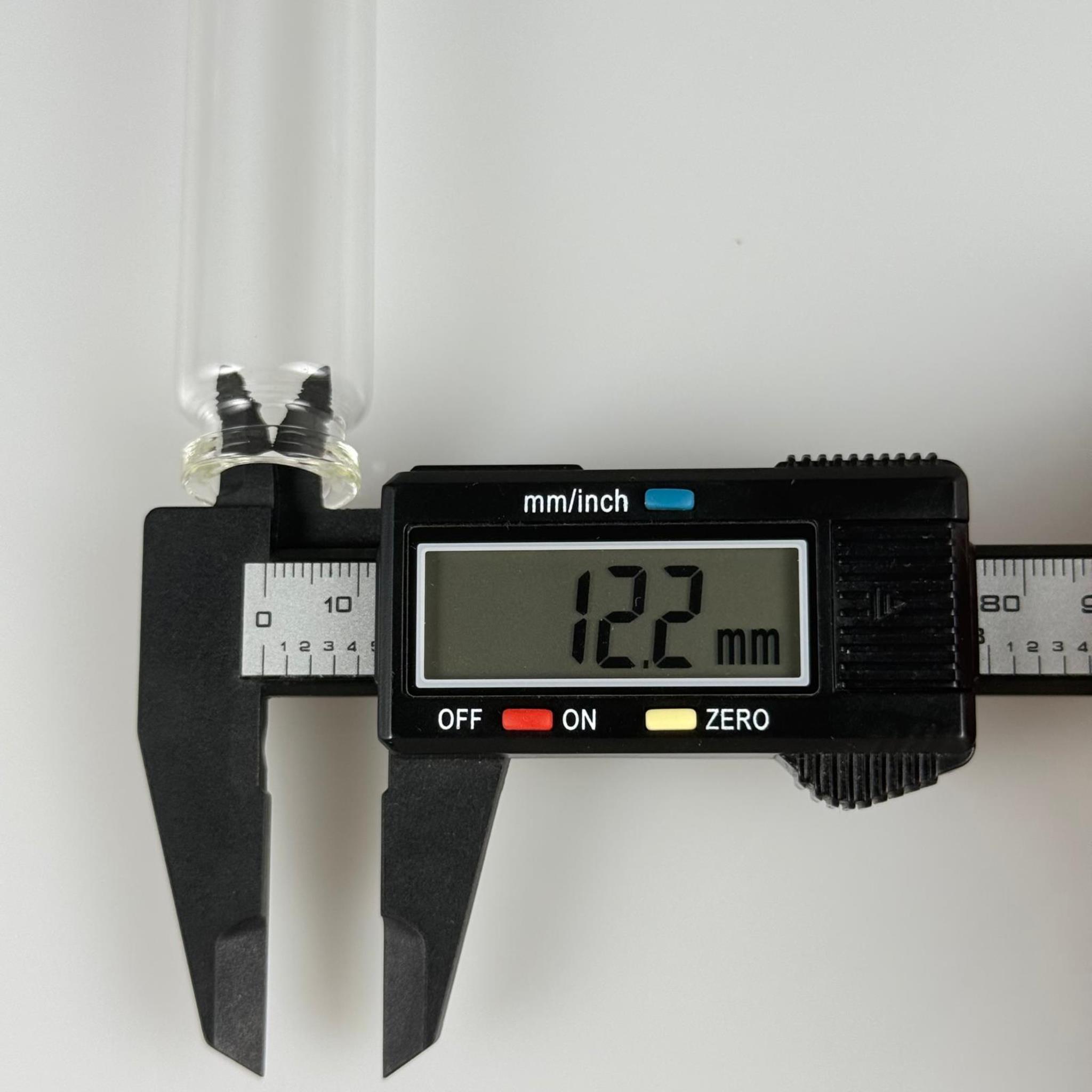BOROSİLİKAT CAM ŞİŞE - 35 CC - 22x120 MM - ÇEKME CAM BORU FLAKON İNCE PENİSİLİN ŞİŞESİ - AĞIZ ÇAPI 20 MM
