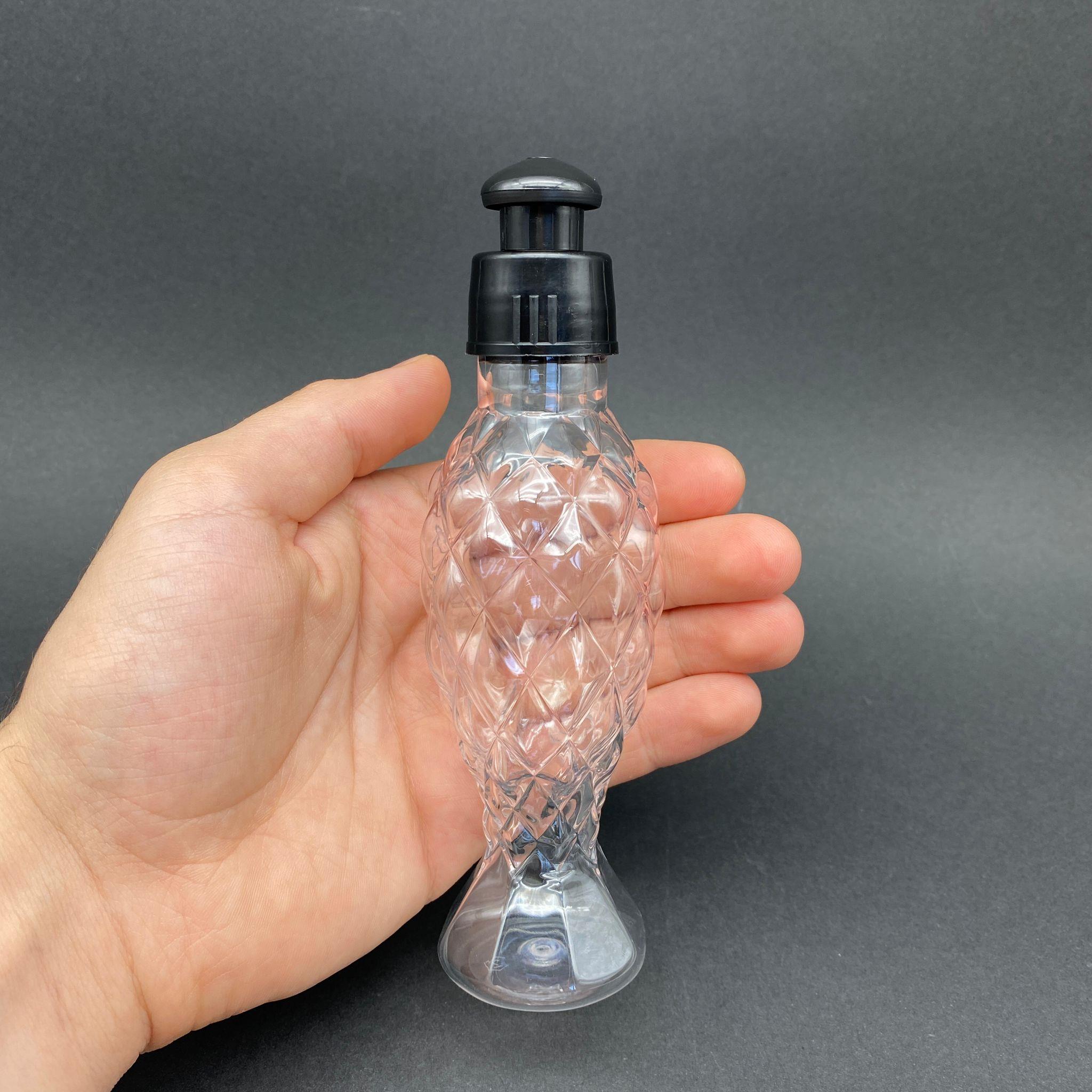 100 CC BALIKSIRTI ŞİŞE - SİYAH PUSH PULL AKITICI KAPAKLI  - 100 ML AKITICILI PLASTİK ŞİŞE