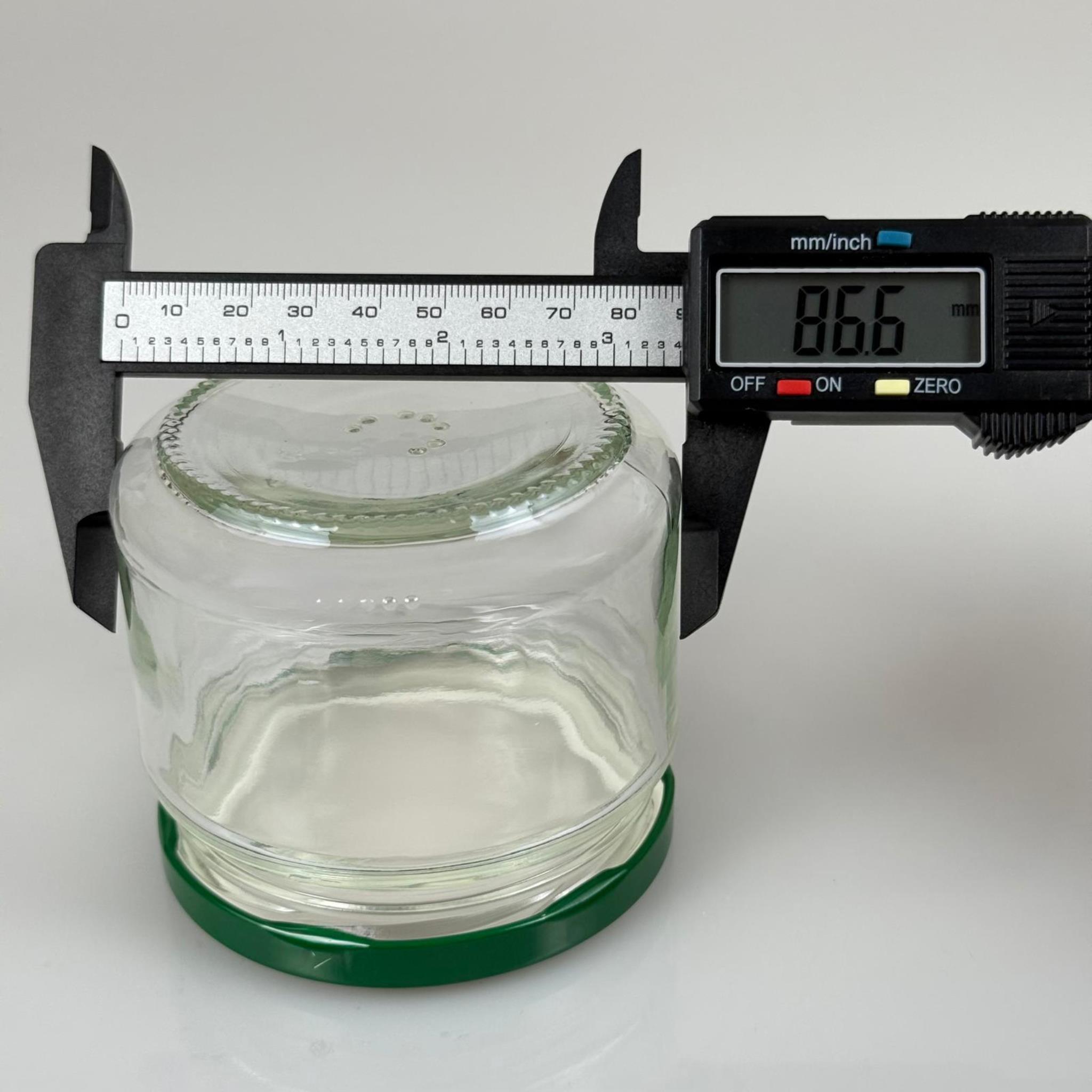 300 CC CAM KAVANOZ (SİLME HACİM 330 ML) - KOYU YEŞİL METAL KAPAKLI - 300 ML CAM KAVANOZ - MAGNOLİA KAVANOZU - PAŞABAHÇE