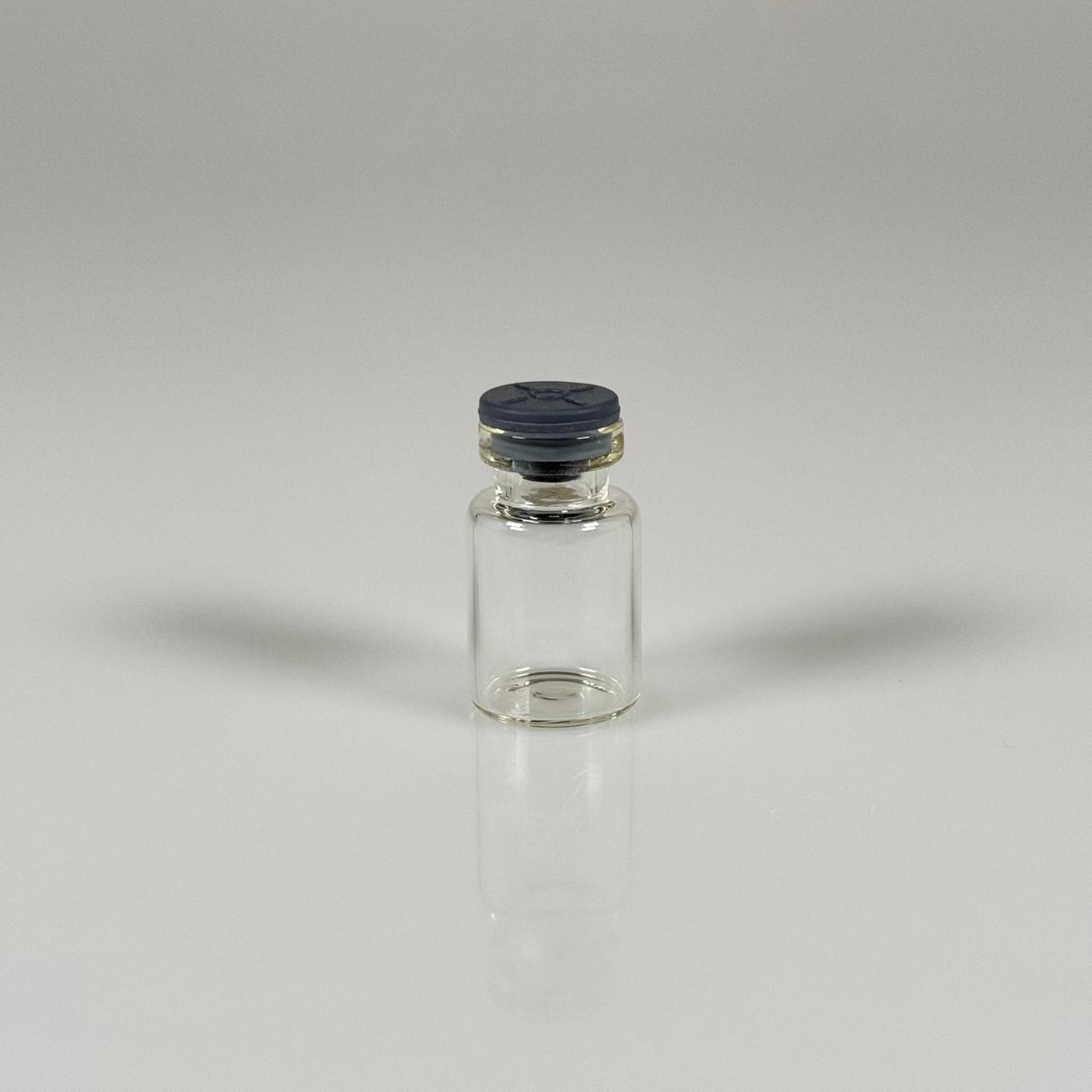 2 ML vial flakon şişe - 13 ağız 2 cc şeffaf cam ilaç şişesi + kauçuk butil enjektör tıpası