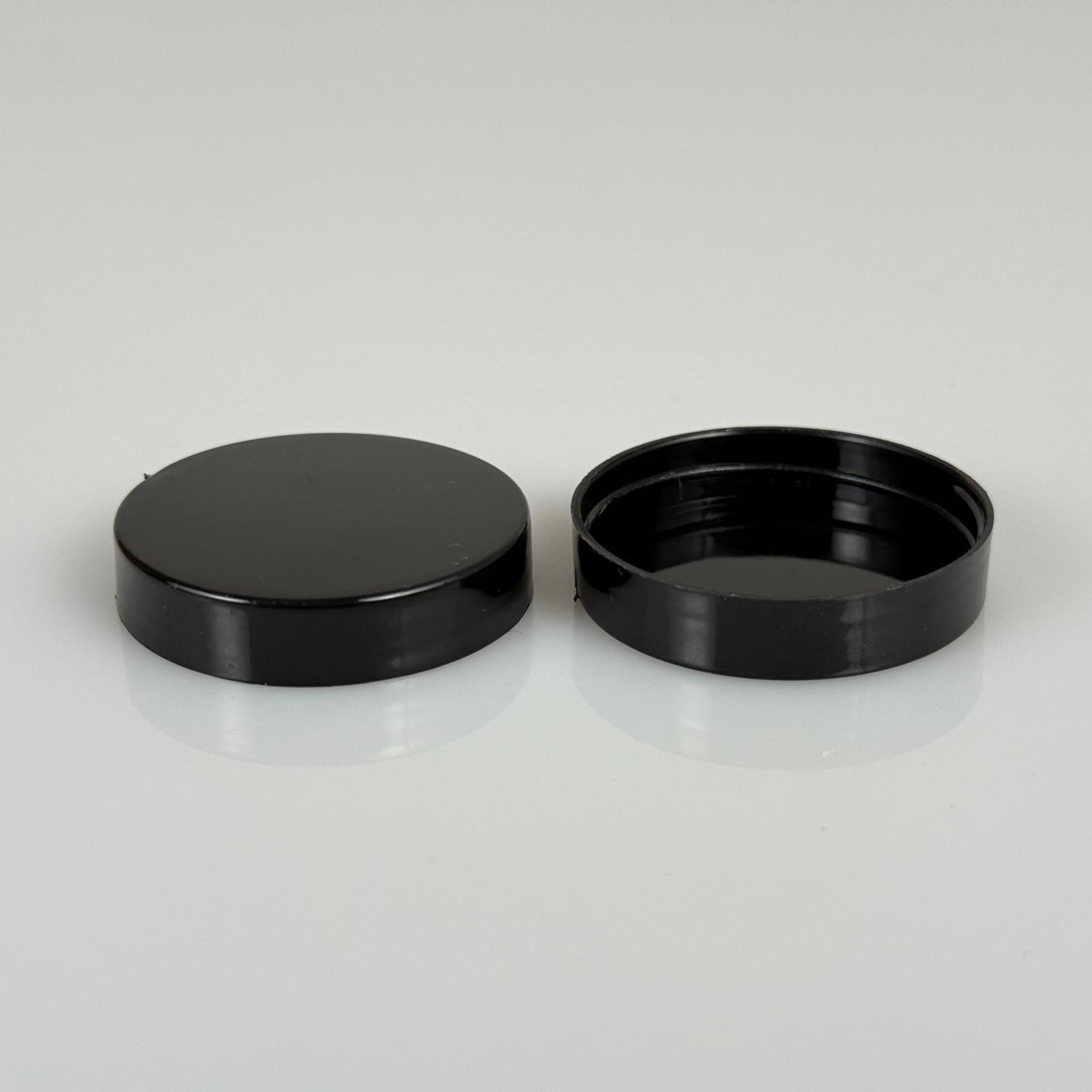 37 MM VİDALI SİYAH KAPAK (KRİSTAL KAVANOZ İÇİN)