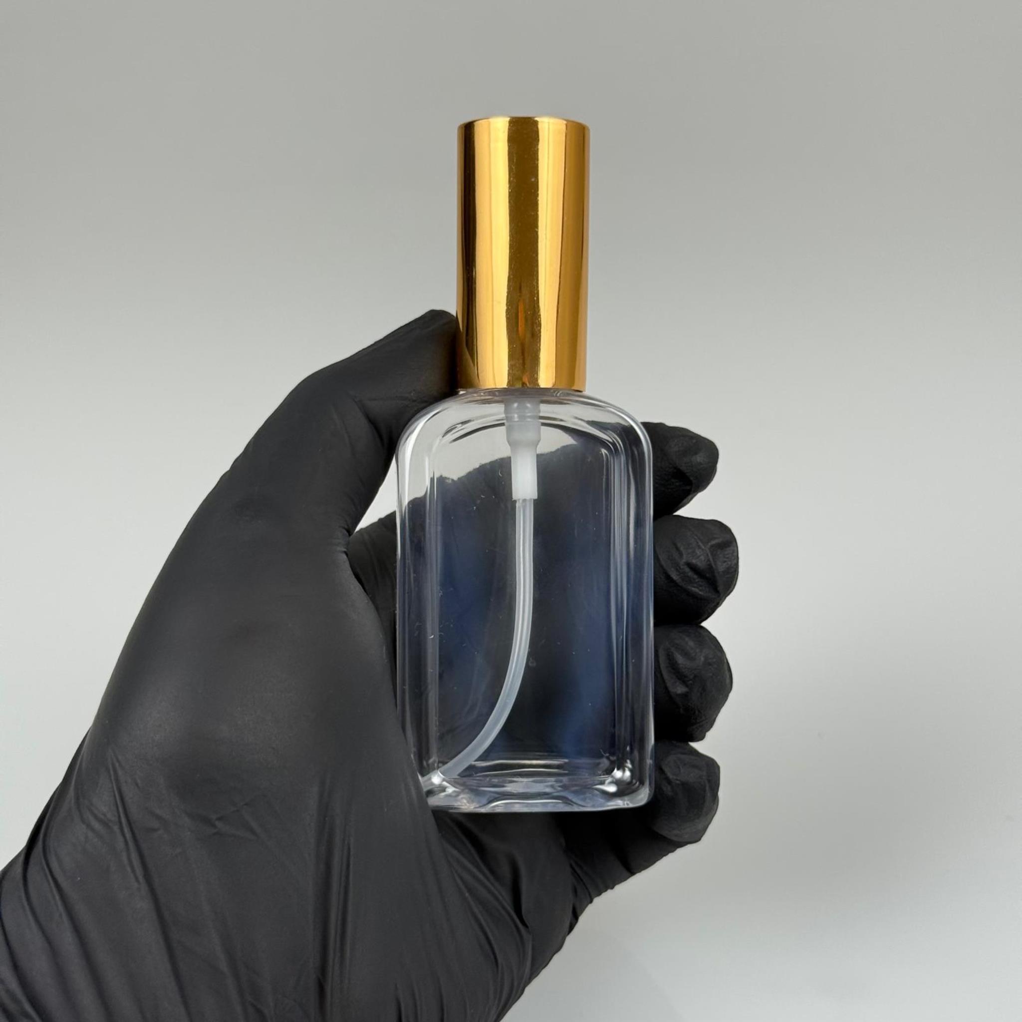 50 ML PET KOLONYA, PARFÜM VB ŞİŞELERİ - METAL ALÜMİNYUM GOLD KAPAK + VİDALI SPREY + 50 CC KÖŞELİ YASSI ŞİŞE SET TAKIM