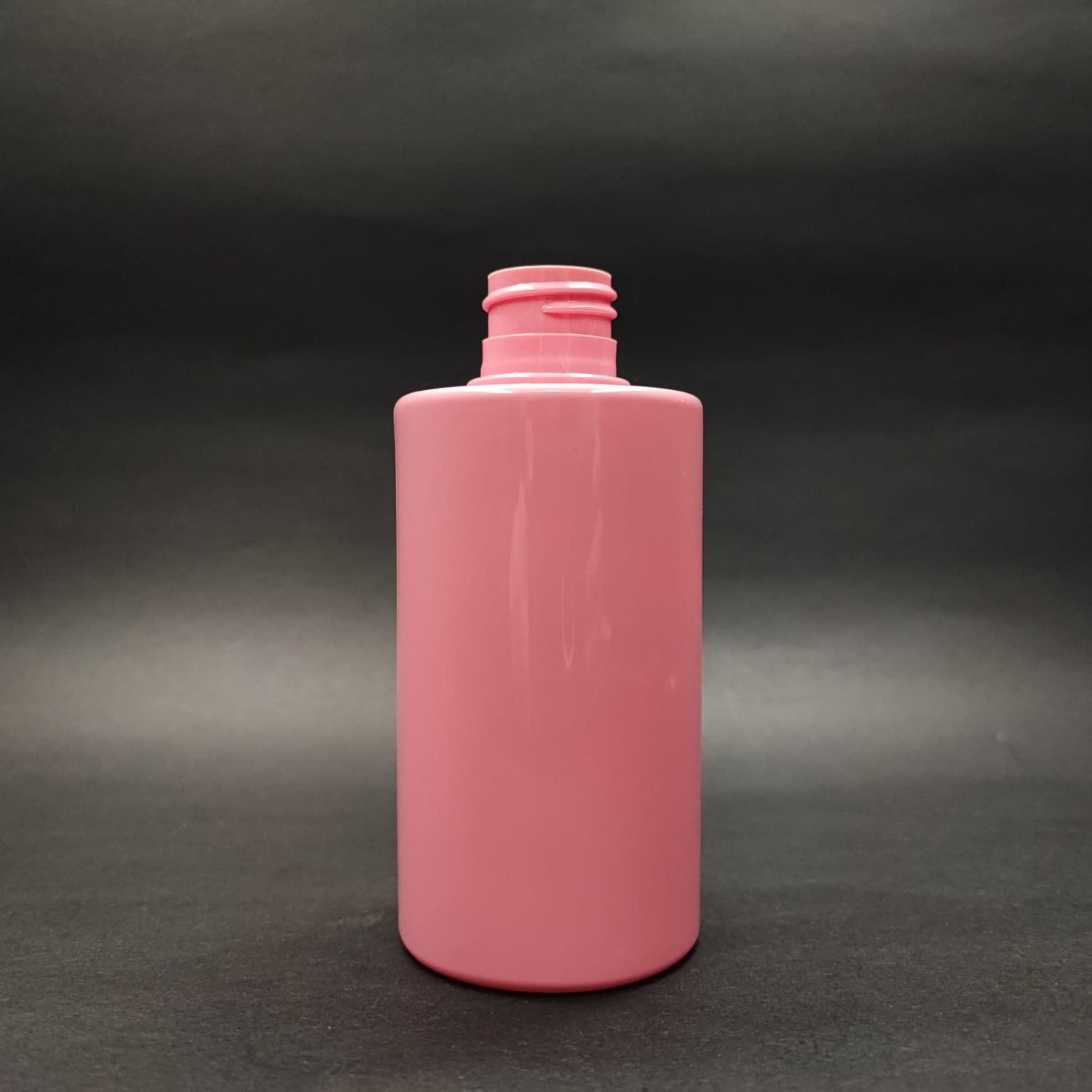 200 CC KÜT BOYUNLU SİLİNDİR PET ŞİŞE (24 GR) - KAPAKSIZ 24 AĞIZ - 200 ML PLASTİK ŞİŞE - PEMBE