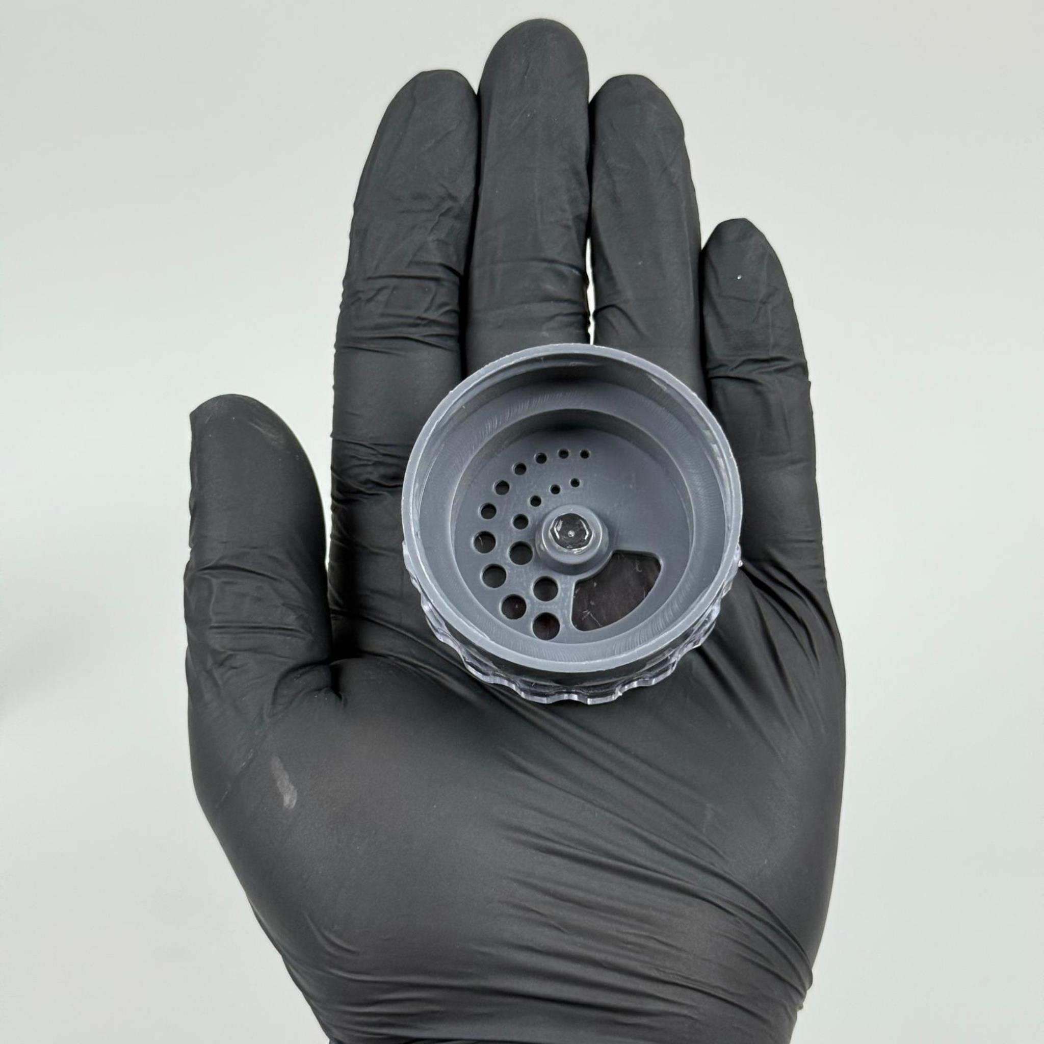 48 MM PLASTİK TUZLUK VE BAHARATLIK KAPAĞI - BAHARAT KAPAK - TUZLUK KAPAK - GRİ