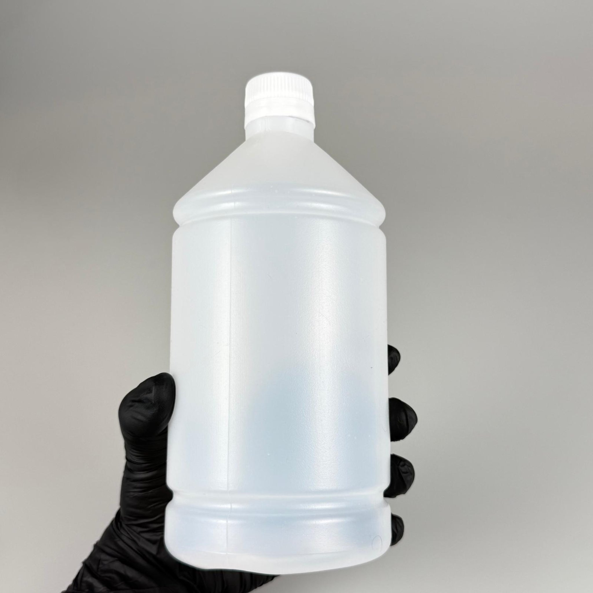 1 LİTRE TİNER ŞİŞESİ - KİLİTLİ CONTALI  BEYAZ KAPAKLI + AKITICILI SİVRİ SARI KARTUŞ KAPAKLI - 1000 ML KİMYASALA DAYANIKLI PLASTİK ŞİŞE - 1 LT POLİETİLEN ŞİŞE TOMBUL