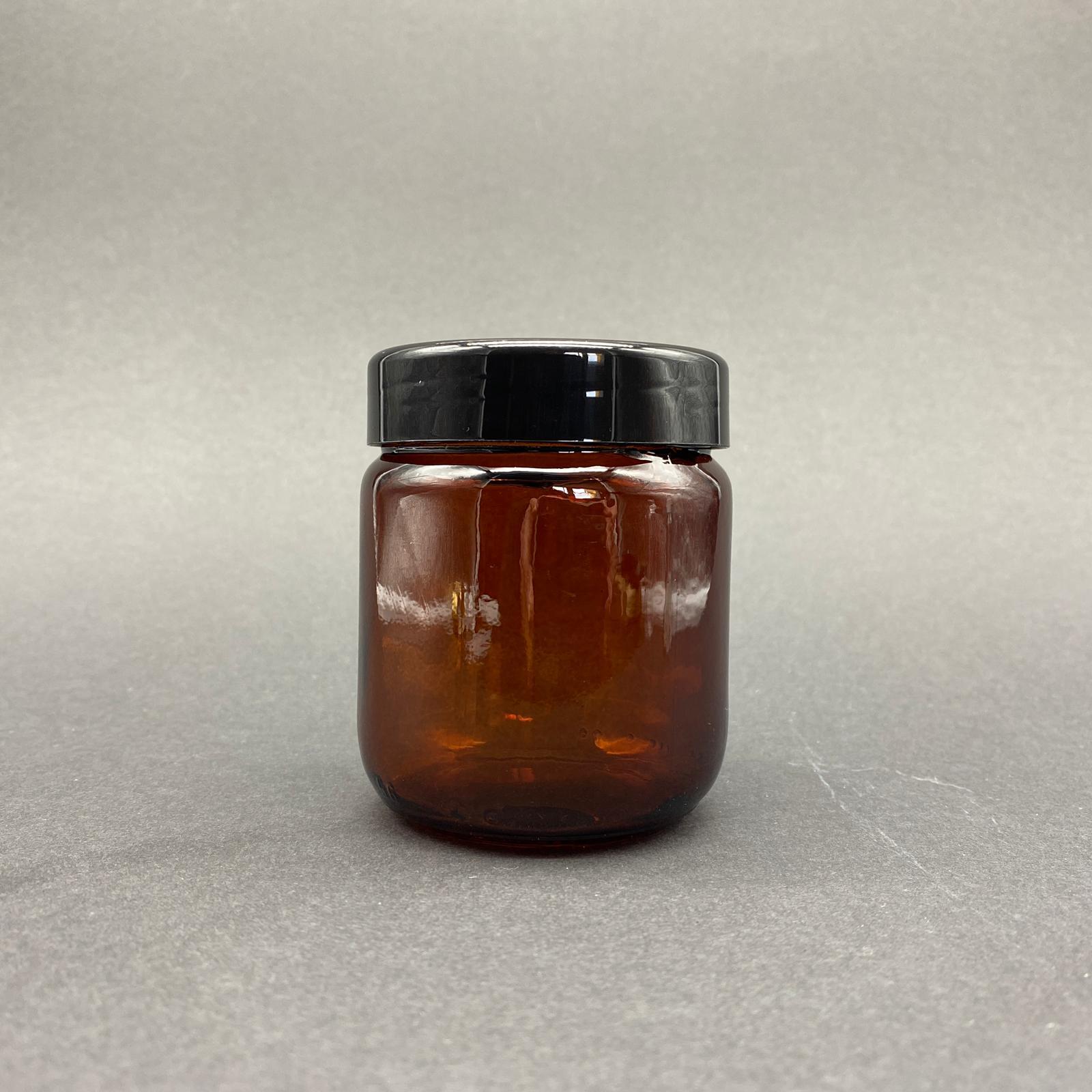 210 CC AMBER CAM KAVANOZ - SİYAH DERİN PLASTİK KAPAKLI - MUM KAVANOZU - 210 ML MUM İÇİN KAHVERENGİ KAVANOZ (KARGODA ÇİZİLEBİLİR - İADESİ YOKTUR)