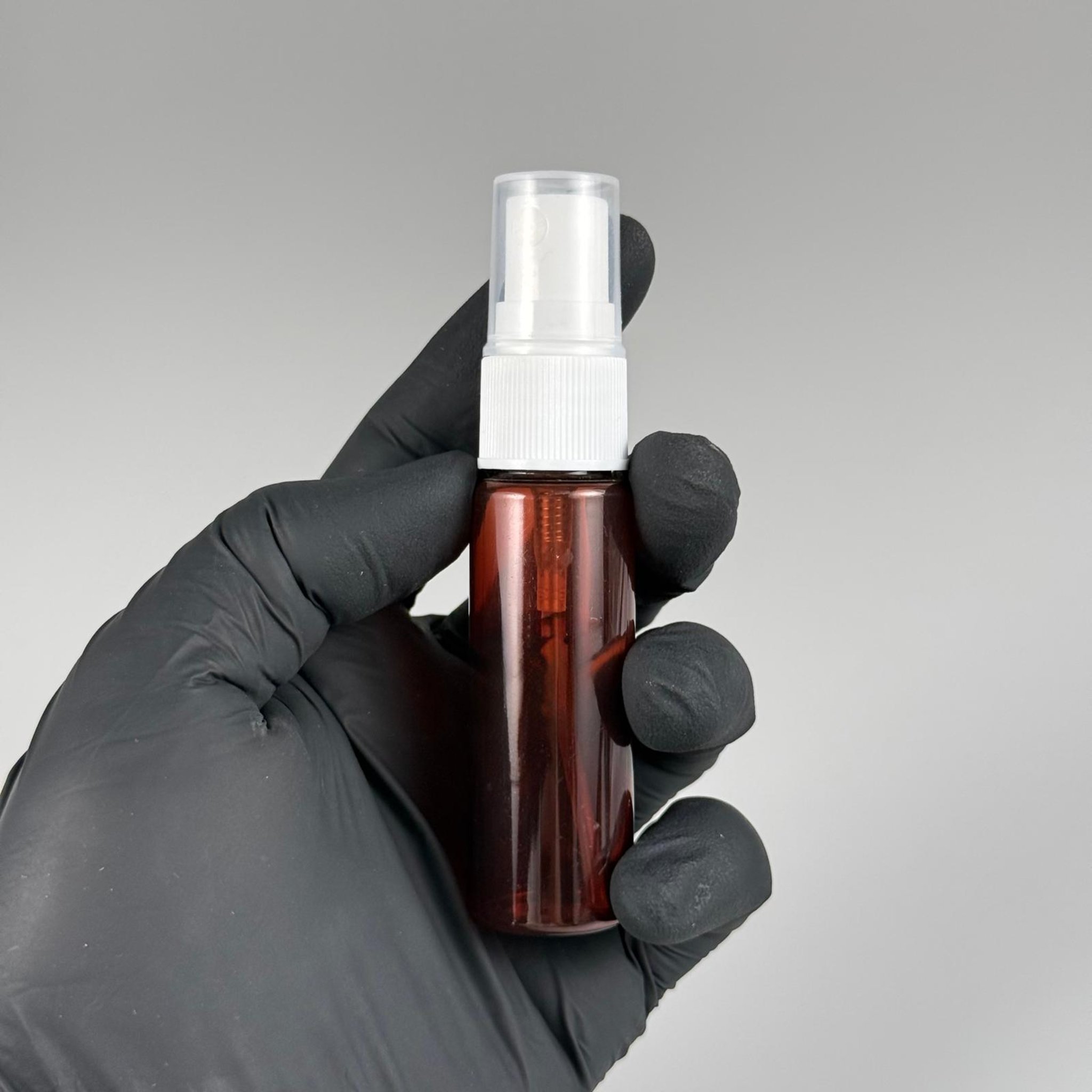 20 CC AMBER PET ŞİŞE - BEYAZ SPREYLİ TESTER 20 ML PLASTİK ŞİŞE