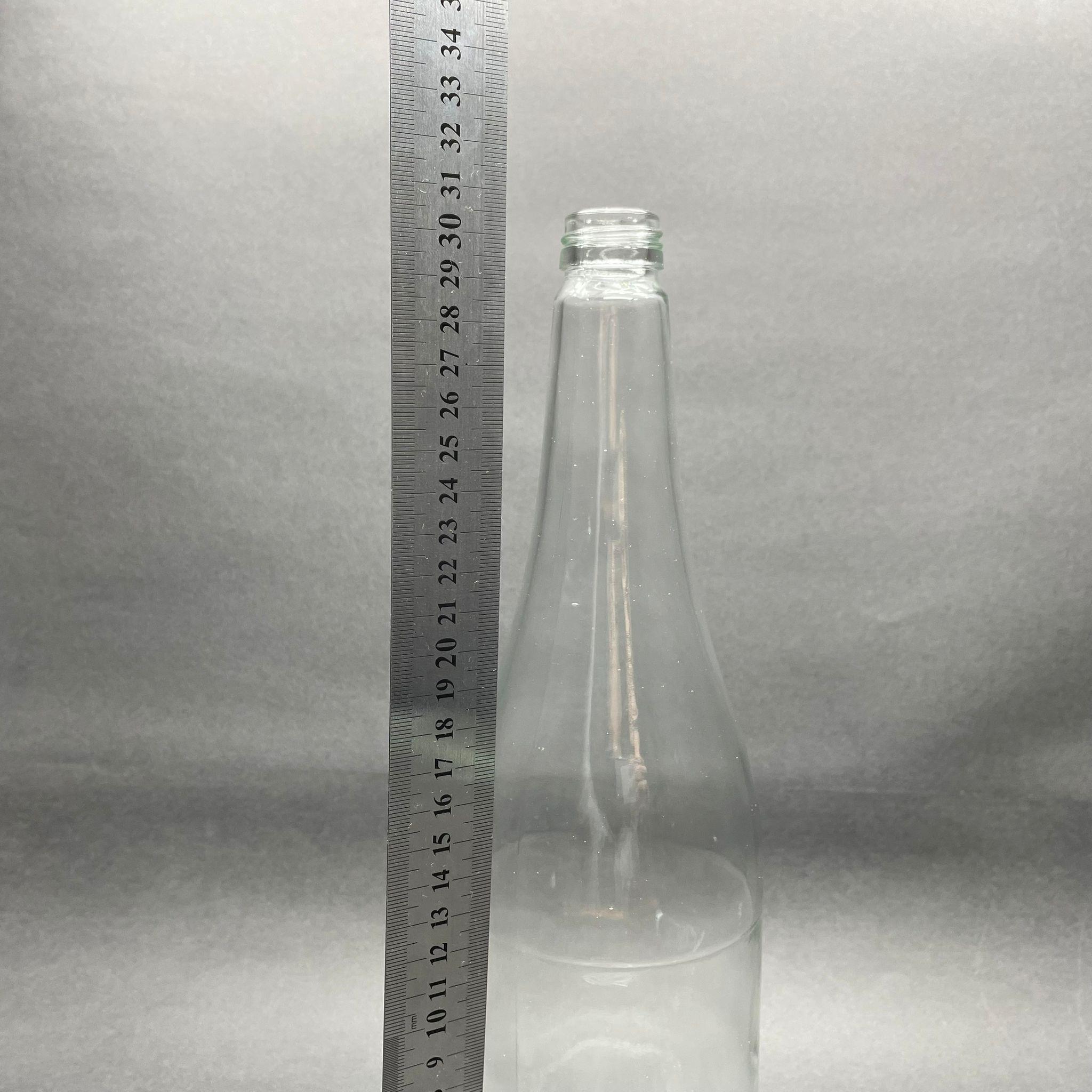 1000 CC ŞEFFAF CAM ŞERBET ŞİŞESİ KAPAKSIZ (28 AĞIZ) - 1 LİTRE CAM ŞİŞE - 1000 ML CAM ŞİŞE - ŞİŞECAM ÜRÜN KODU: 418699