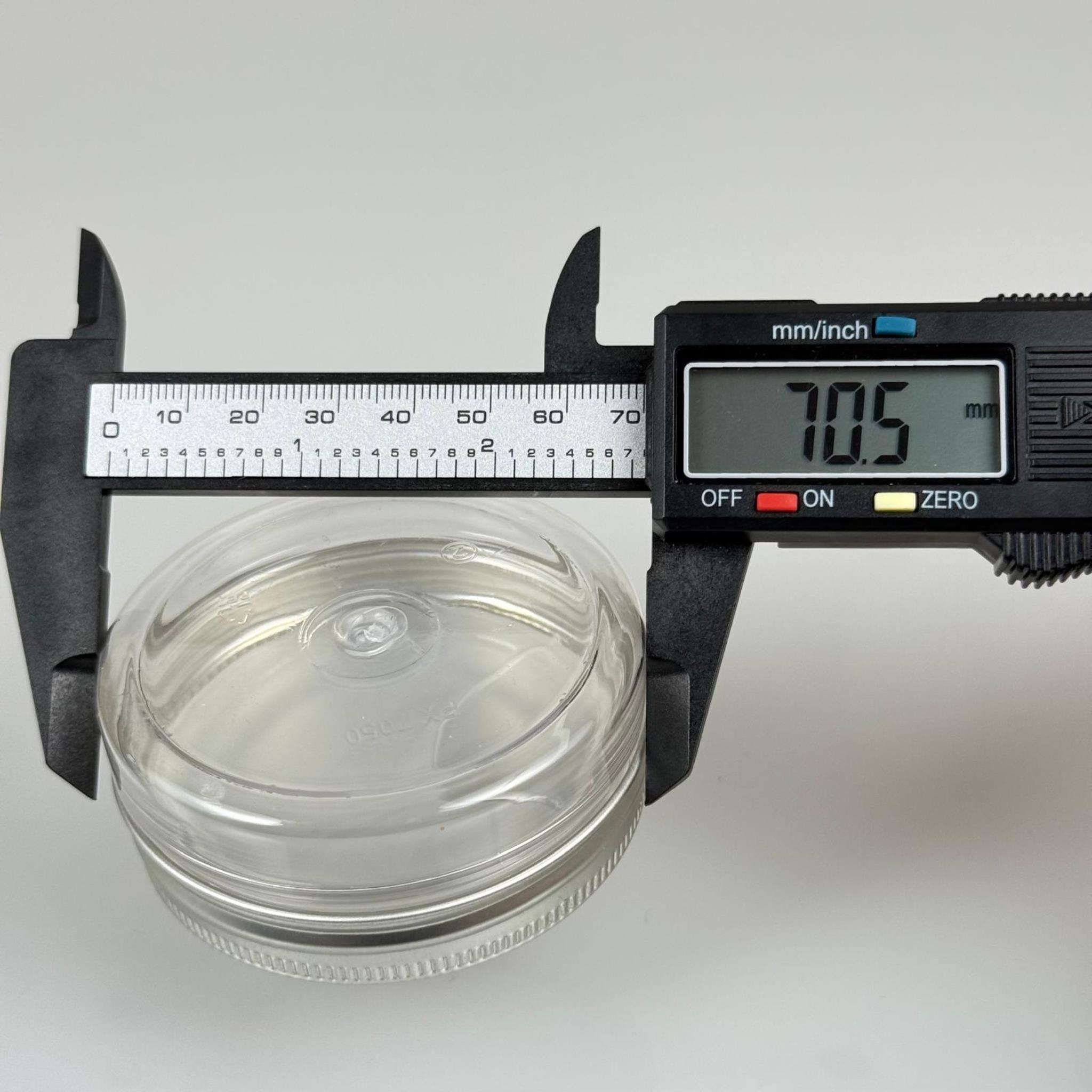 50 ML SERT PET KAVANOZ + GÜMÜŞ METAL KAPAK + İÇ TIPA - 50 CC KALIN ŞEFFAF PLASTİK KAVANOZ GÜMÜŞ METAL KAPAKLI İÇ TIPALI TAKIM - KREM KAVANOZLARI