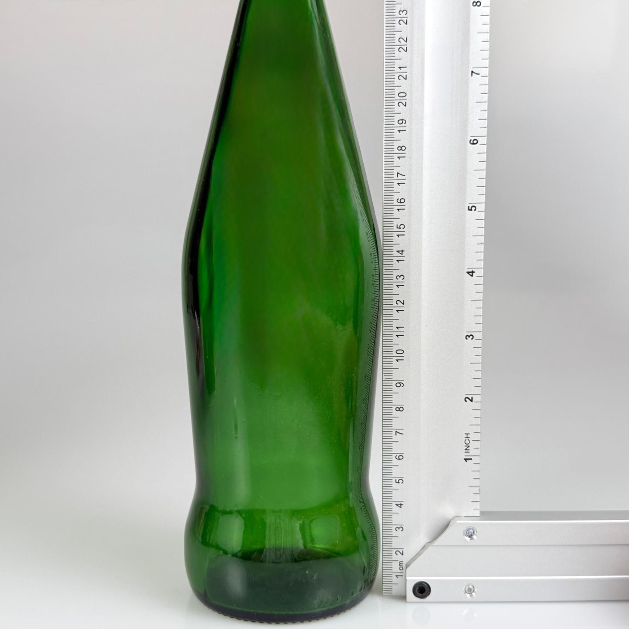 750 CC YEŞİL CAM ŞİŞE + ALÜMİNYUM KAPLAMALI GÜMÜŞ KAPAKLI TAKIM - 750 ML YEŞİL ŞİŞE