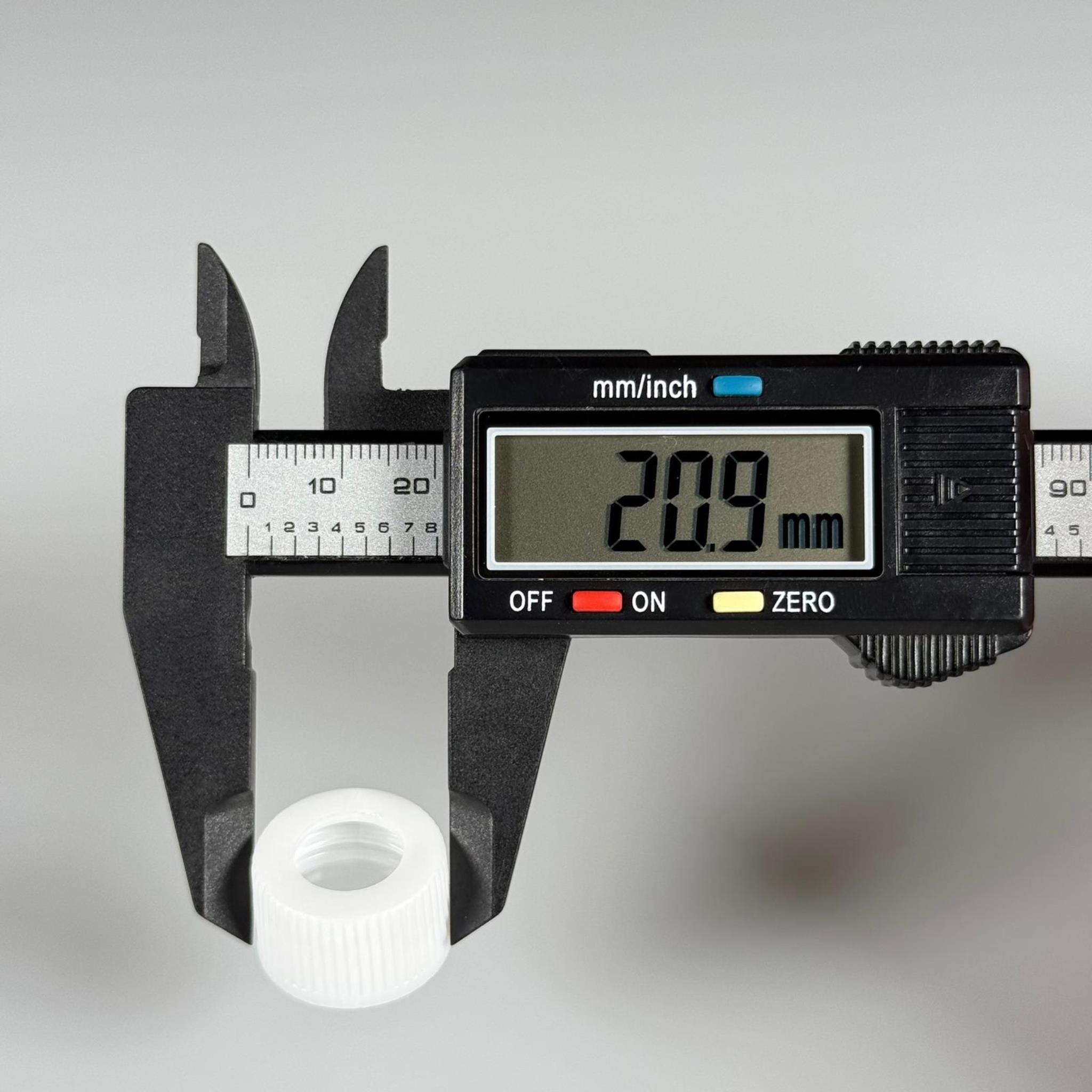 18 MM DELİKLİ PLASTİK KAPAK BEYAZ (DAMLALIK İÇİN)