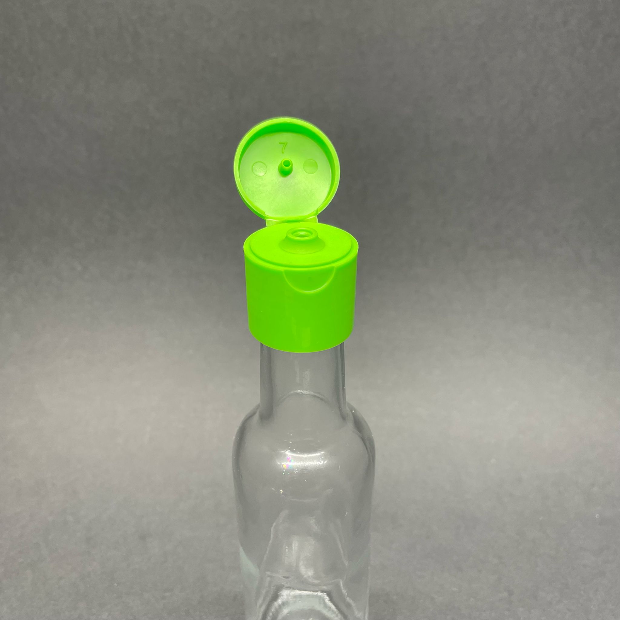 100 CC DORİKA CAM ŞİŞE - YEŞİL FLİPTOP KAPAKLI - 100 ML CAM ŞİŞE + ÇITÇIT KAPAK - AÇILIR KAPANIR KAPAK