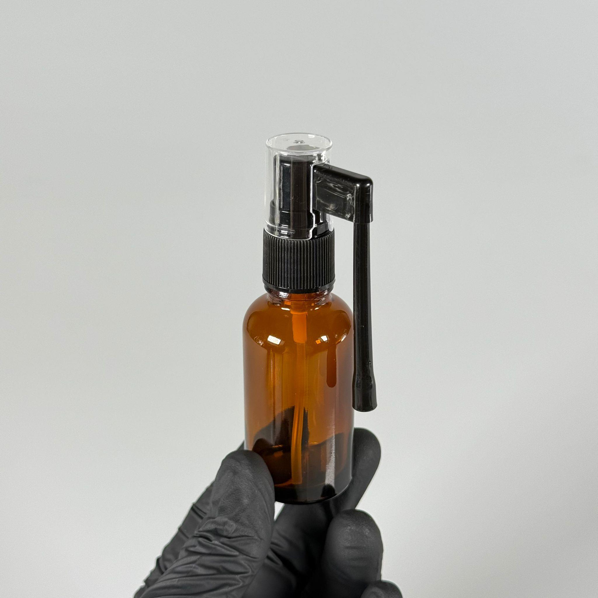 30 ml Farmasötik Plastik Uzun Nozullu Mist Oral Boğaz Spreyli Amber Kahverengi Cam Şişe - 30 CC SİYAH ORAL BOĞAZ SPREYLİ CAM ŞİŞE