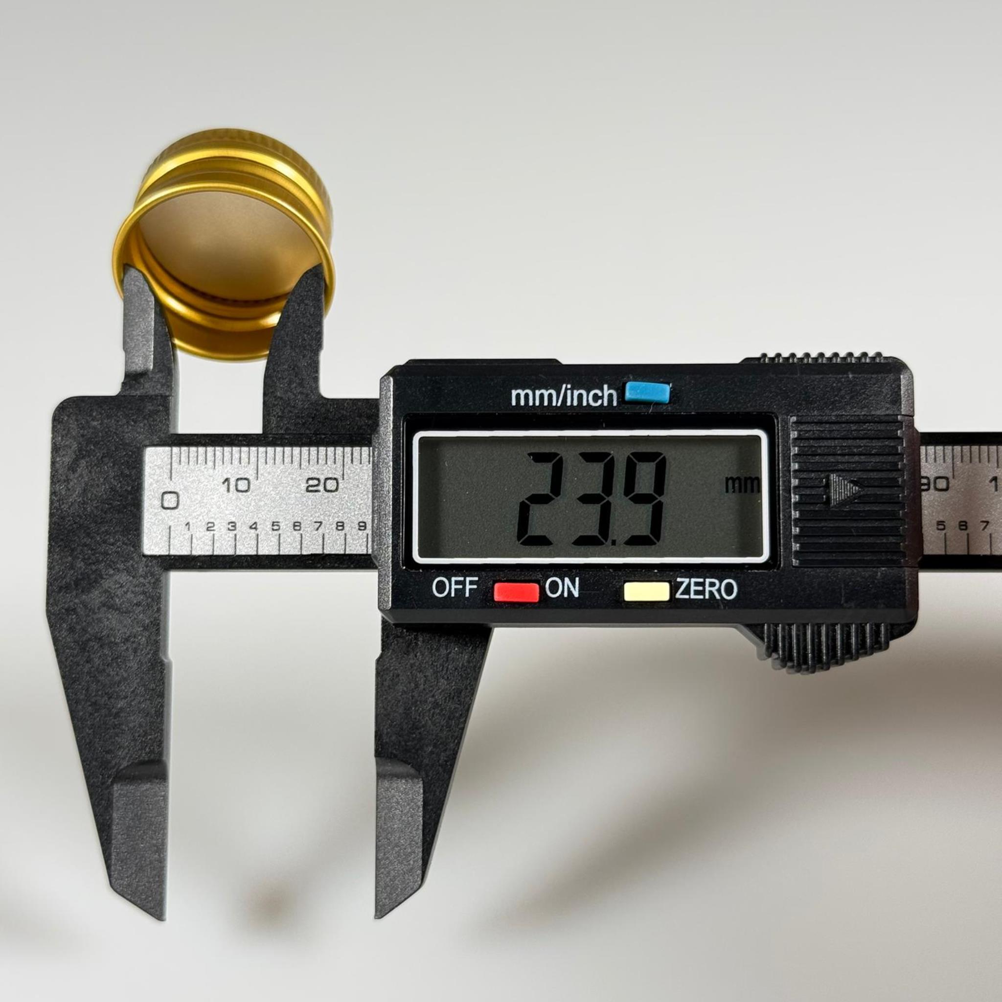 24 MM VİDALI METAL ALÜMİNYUM GOLD KAPAK