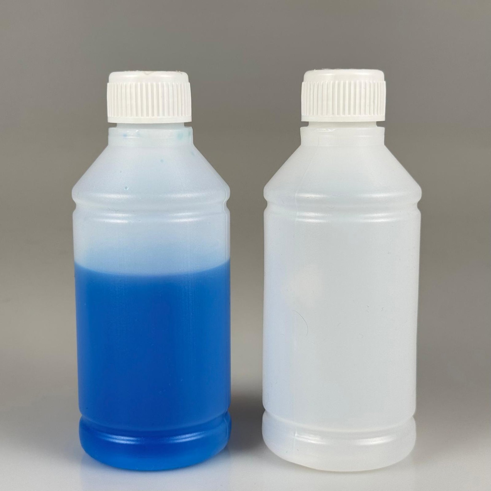 250 CC TİNER ŞİŞESİ - KÖPÜK CONTALI BEYAZ KAPAKLI - 250 ML KİMYASALA DAYANIKLI PLASTİK ŞİŞE