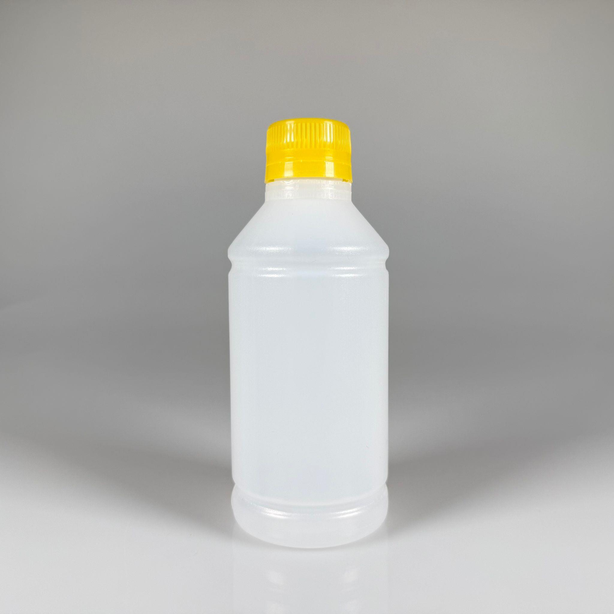 250 CC TİNER ŞİŞESİ - SARI KİLİTLİ KAPAKLI - 250 ML KİMYASALA DAYANIKLI PLASTİK ŞİŞE - 0,25 LT POLİETİLEN ŞİŞE