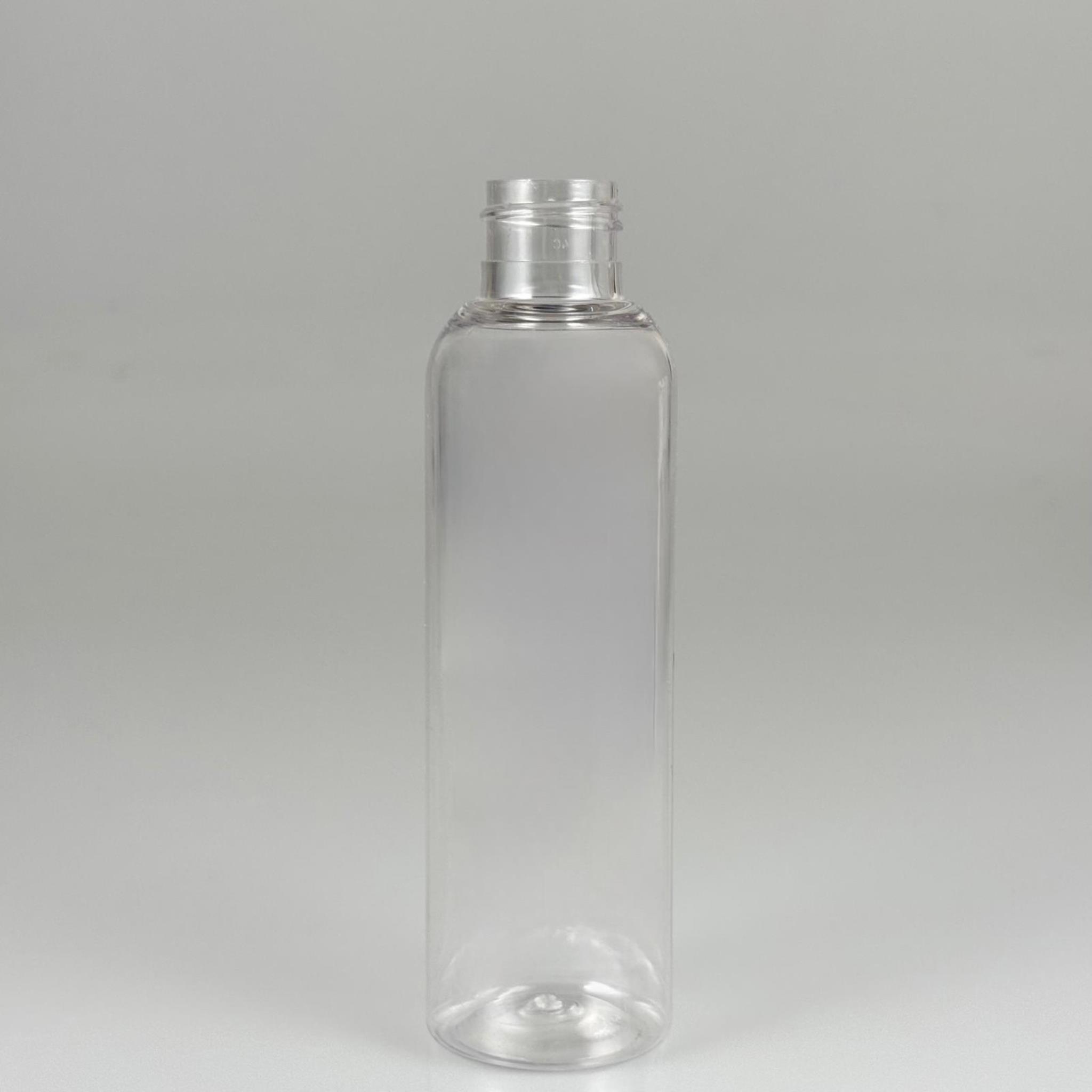 150 CC ŞEFFAF SİLİNDİR OVAL BOYUNLU PET ŞİŞE KAPAKSIZ (24 AĞIZ) - 150 ML PET ŞİŞE