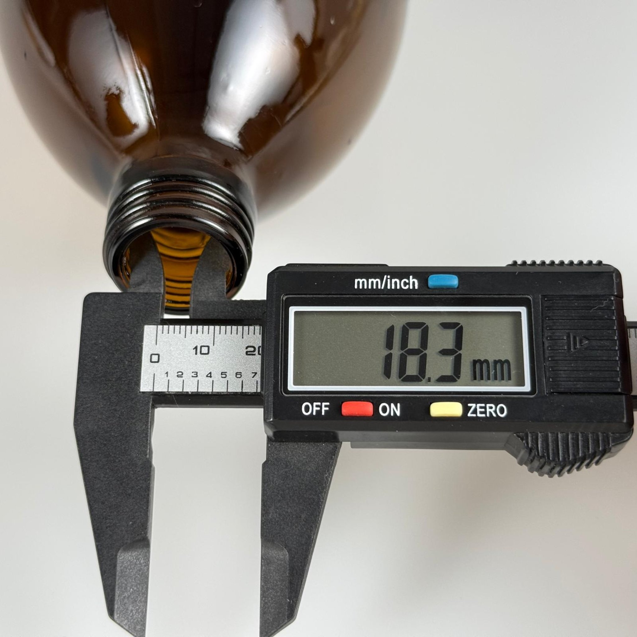 1000 CC AMBER CAM ŞİŞE KAPAKSIZ (28 AĞIZ) - 1 LT CAM ECZA ŞİŞESİ  - KAHVERENGİ