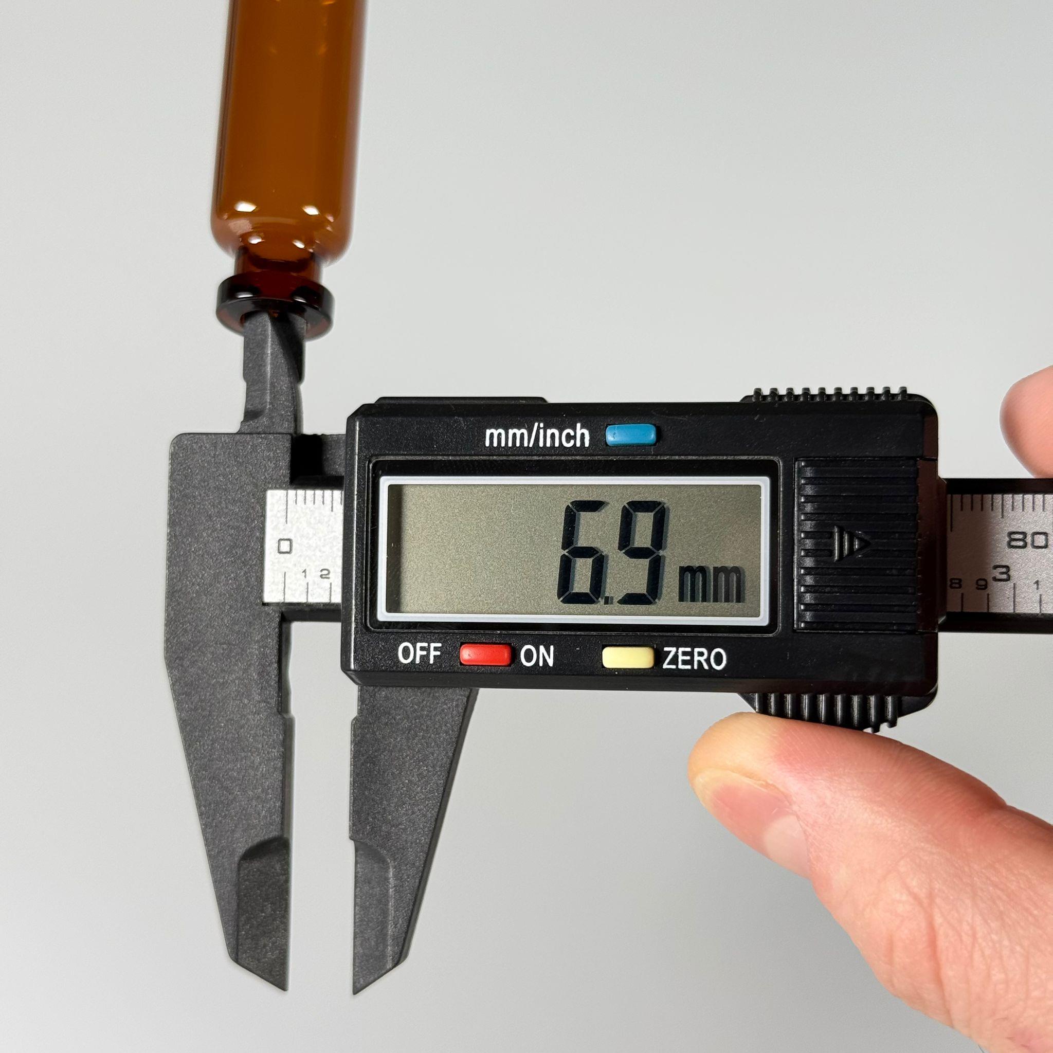 BOROSİLİKAT AMBER CAM ŞİŞE - 4 CC - 16x45 MM - ÇEKME CAM BORU FLAKON İNCE PENİSİLİN ŞİŞESİ - AĞIZ ÇAPI 13 MM