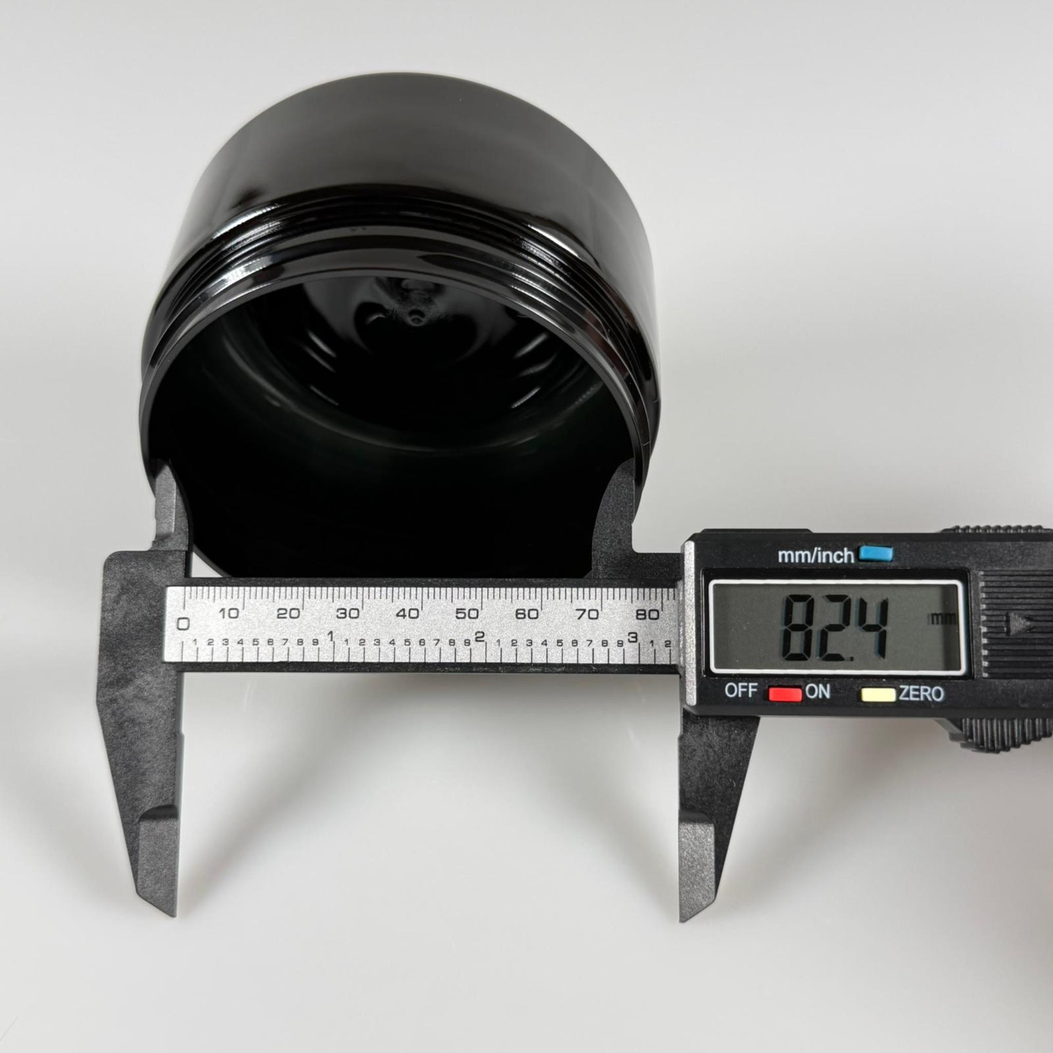 250 CC SİYAH PET KAVANOZ SERT (36 GR) 89 AĞIZ KAPAKSIZ - 250 ML PLASTİK PET KAVANOZ - KOZMETİK KAVANOZ