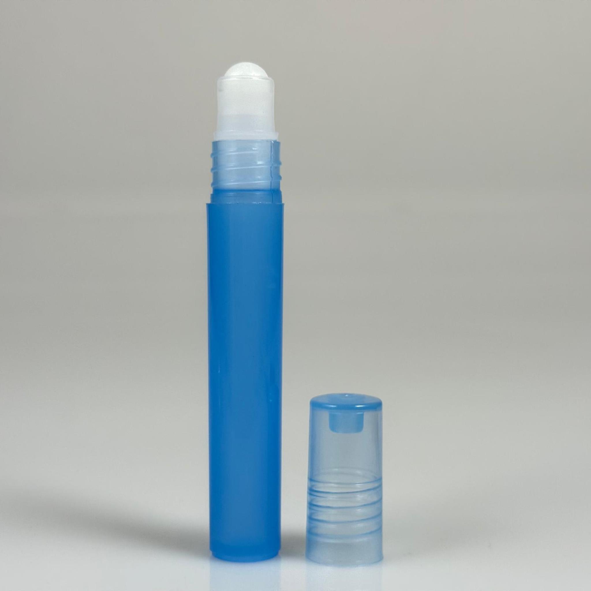 4,5 CC PLASTİK ROLL-ON ŞİŞE - BİLYELİ ŞİŞE - MİS ŞİŞESİ - ESANS ŞİŞESİ - KOKU - ŞİŞESİ - PARFÜMERİ ŞİŞESİ - MAVİ
