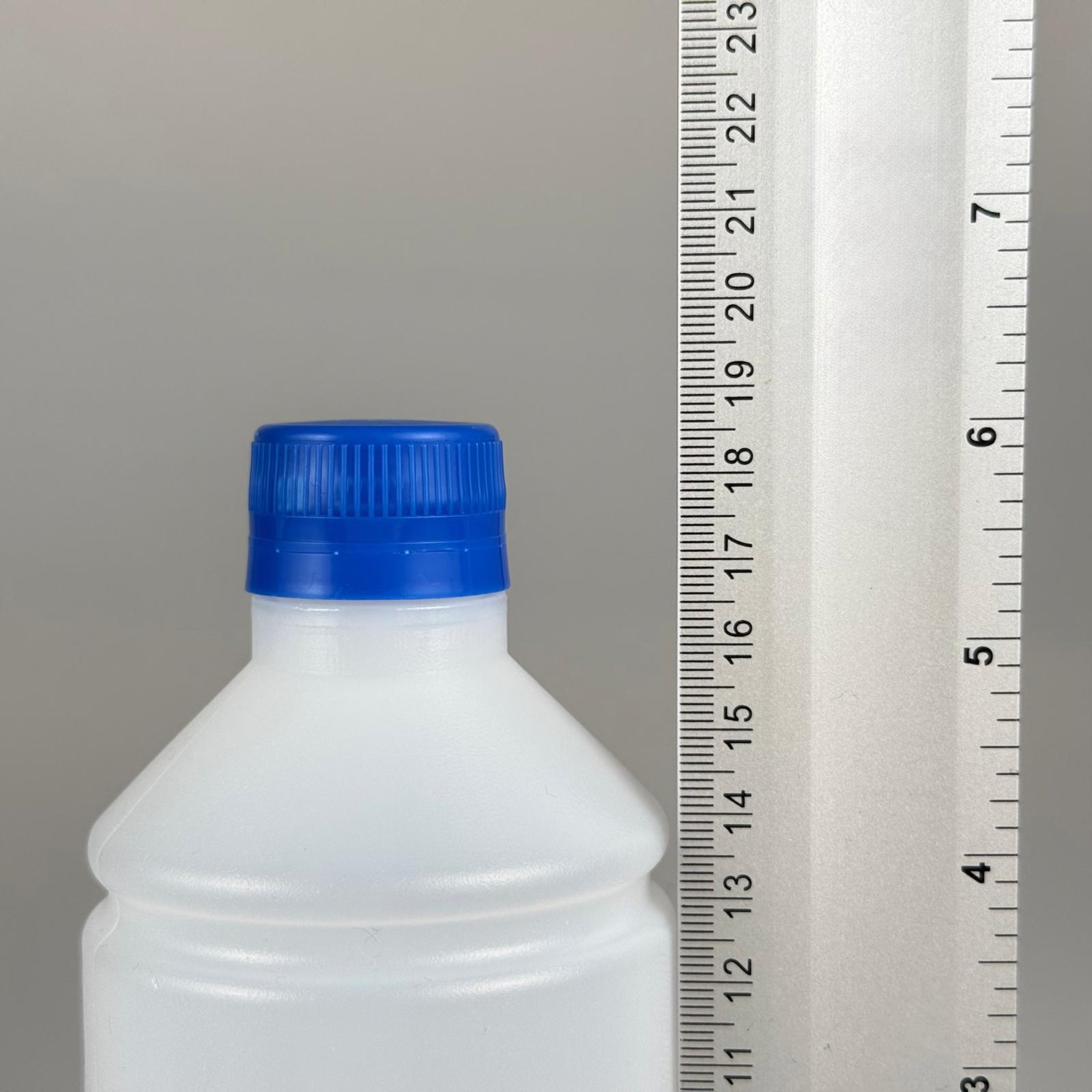 500 CC TİNER ŞİŞESİ - MAVİ KİLİTLİ KAPAKLI - 500 ML KİMYASALA DAYANIKLI PLASTİK ŞİŞE - 0,5 LT POLİETİLEN ŞİŞE