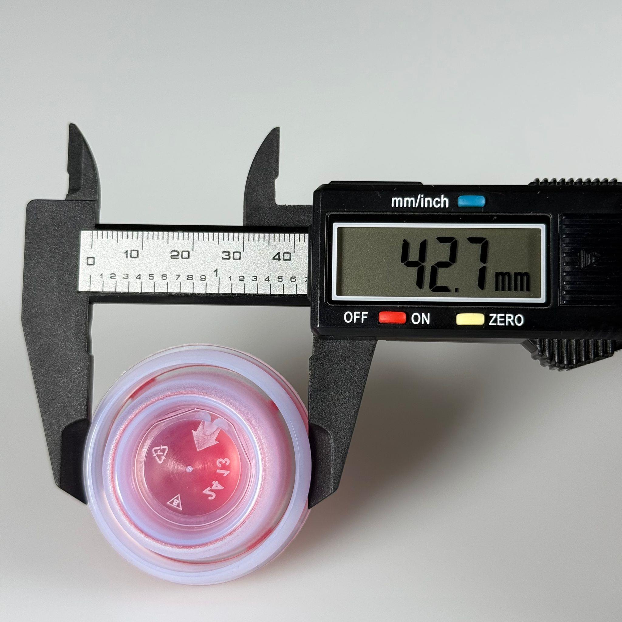 42 MM P2 K CL NATÜREL KIRMIZI BERİCAP  (SOLVENT VE TİNER TENEKESİ İÇİN) - TENEKE İÇİN PLASTİK KAPAK - YEDEK KİMYASAL TENEKE KAPAĞI - Çakma Metal TENEKE Kapağı