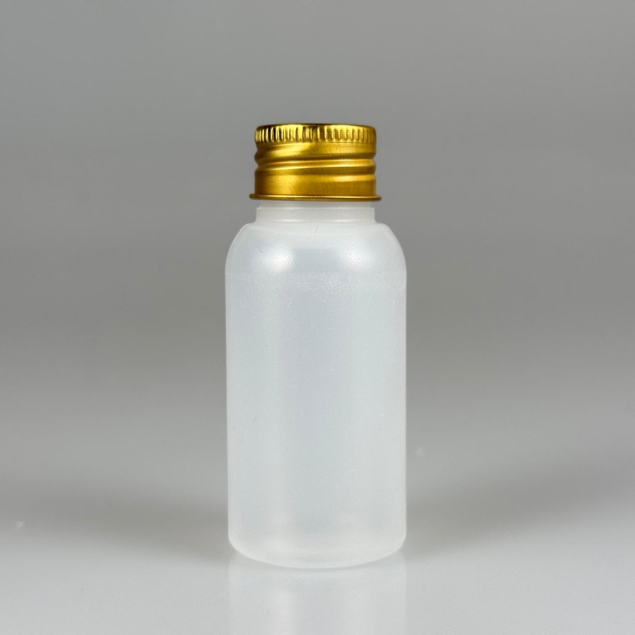 50 ML SIKILABİLİR YUMUŞAK POLİETİLEN PE PLASTİK ASETON ŞİŞESİ ( 24 AĞIZ ) + KÖPÜK CONTALI GOLD METAL ALÜMİNYUM KAPAK TAKIM - 50 cc sos, yağ, kartuş, mürekkep vb için boş şişeler