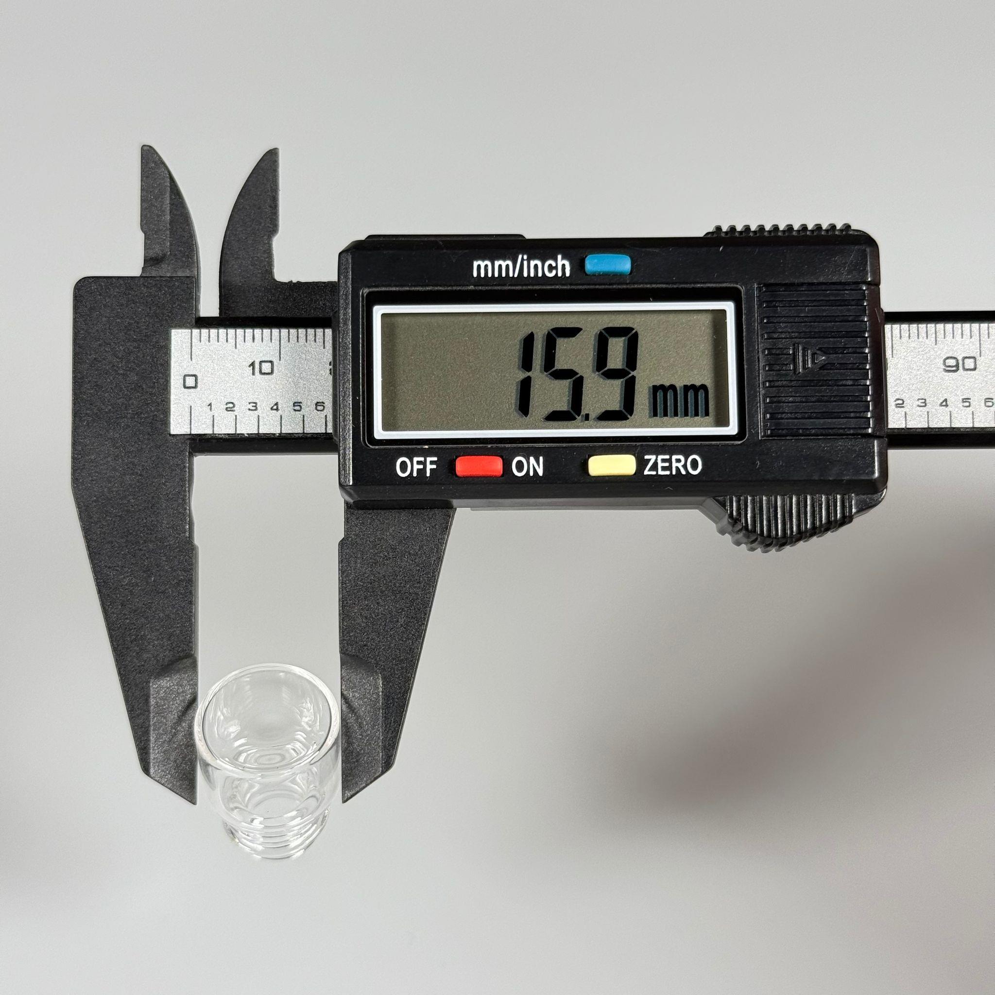 1 CC ŞEFFAF CAM ŞİŞE - 14 MM VİDALI AĞIZ - KAPAKSIZ 1 ML CAM ŞİŞE